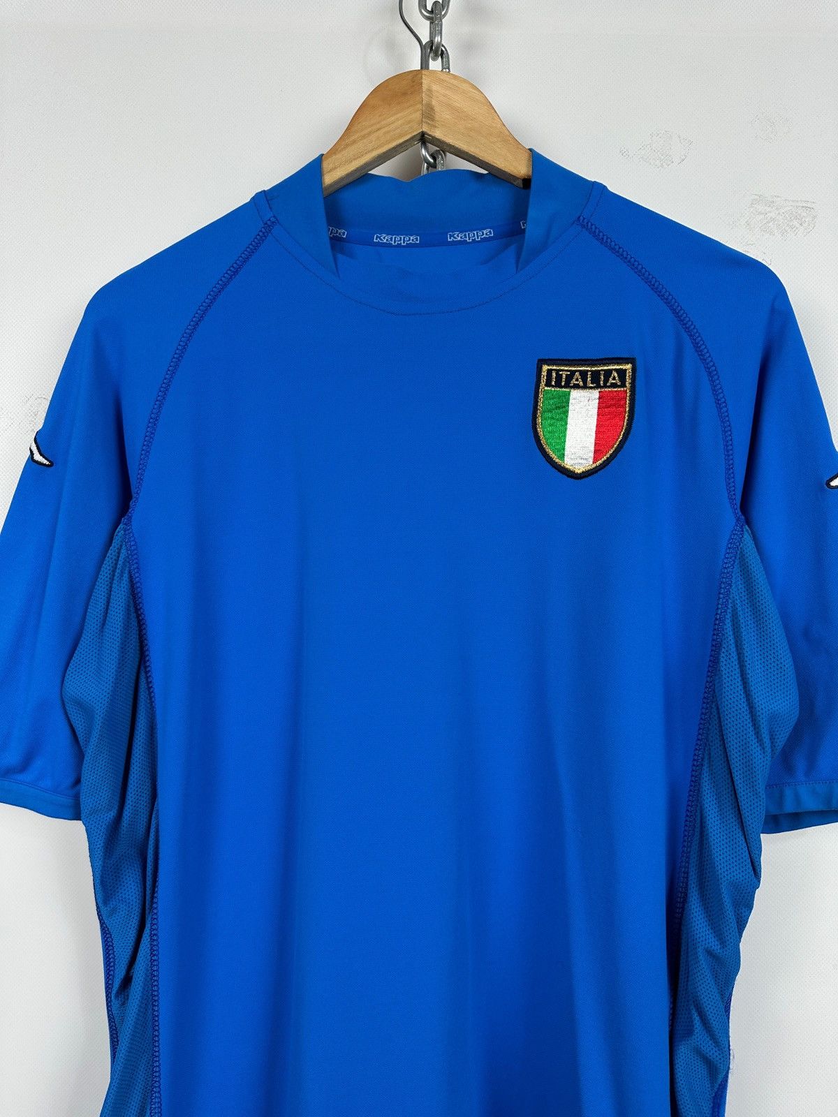 Kappa 2000-2003 Kappa Italy National Team Home Soccer Jersey Size US XL / EU 56 / 4 - 4 Thumbnail