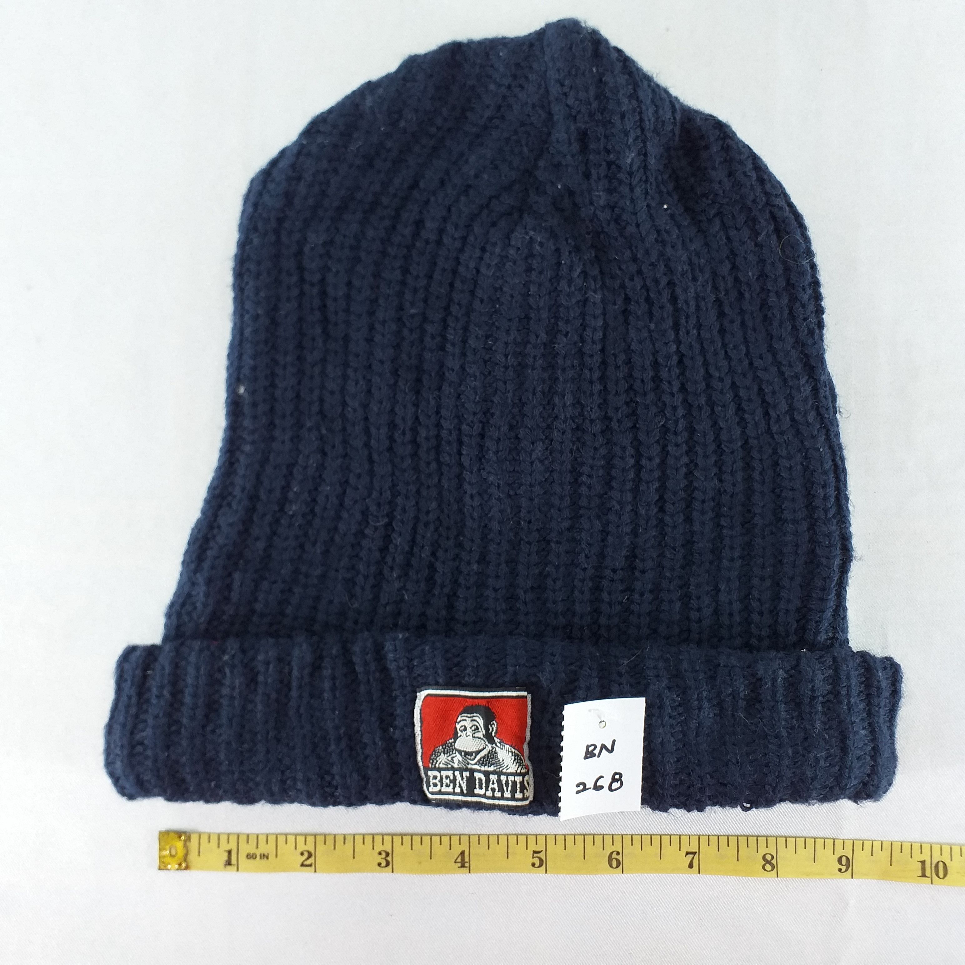 Ben Davis Ben Davis Logo Embroidery Snow Cap Hat Beanie -BN268 Size ONE SIZE - 3 Thumbnail