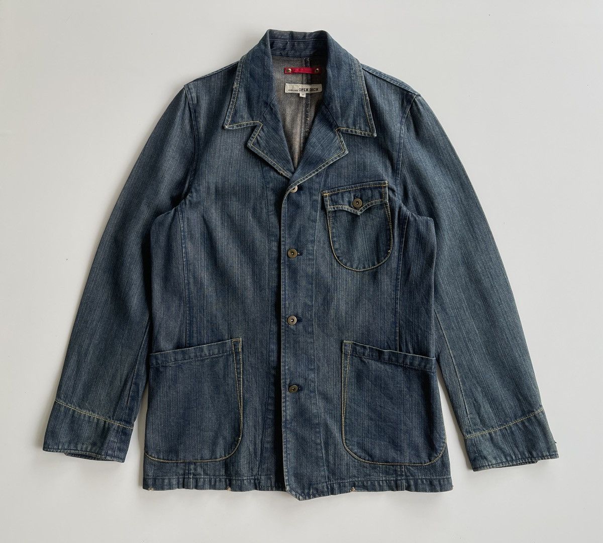 Japanese Brand Vintage Union Made Workers Denim Jacket Size US M / EU 48-50 / 2 - 3 Thumbnail