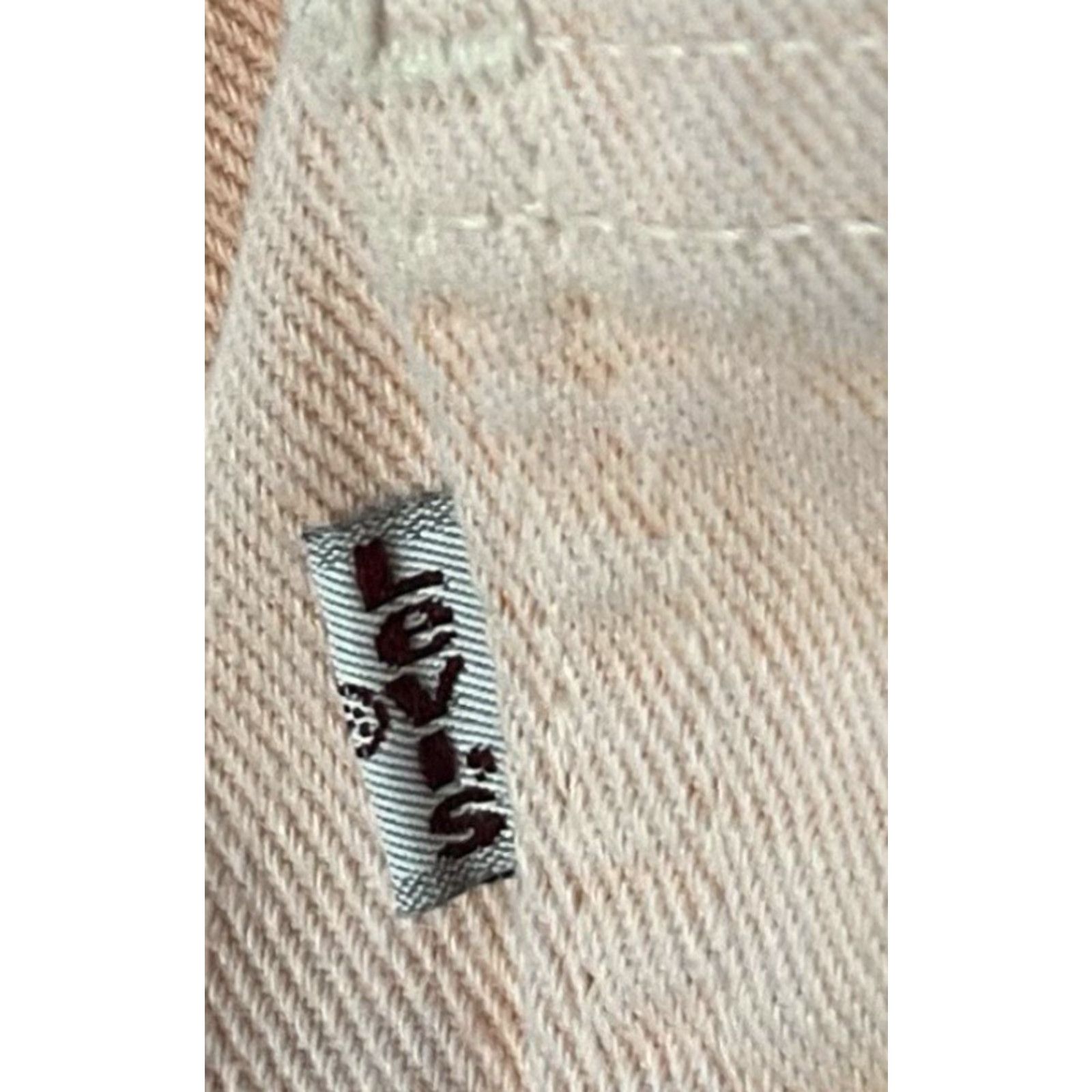 Levi's VINTAGE Levi's Jeans Men’s 80s 90s Salmon Orange Denim 36x32 5-Pocket Straight 40550-8641 Regular (USA) Mens Size US 36 / EU 52 - 7 Thumbnail