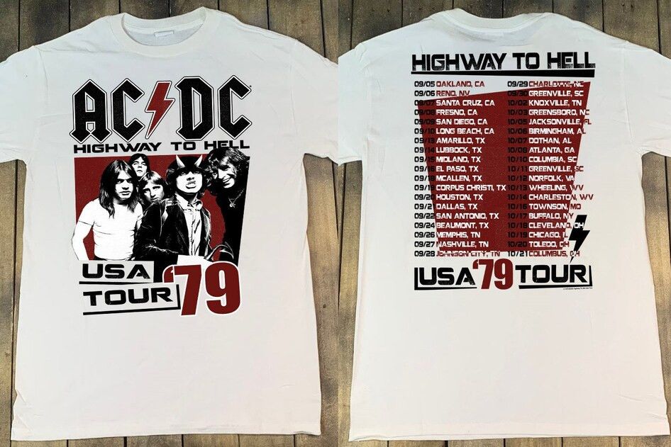 Vintage ACDC Highway To Hell Promo orders Tee Size: Men's US M