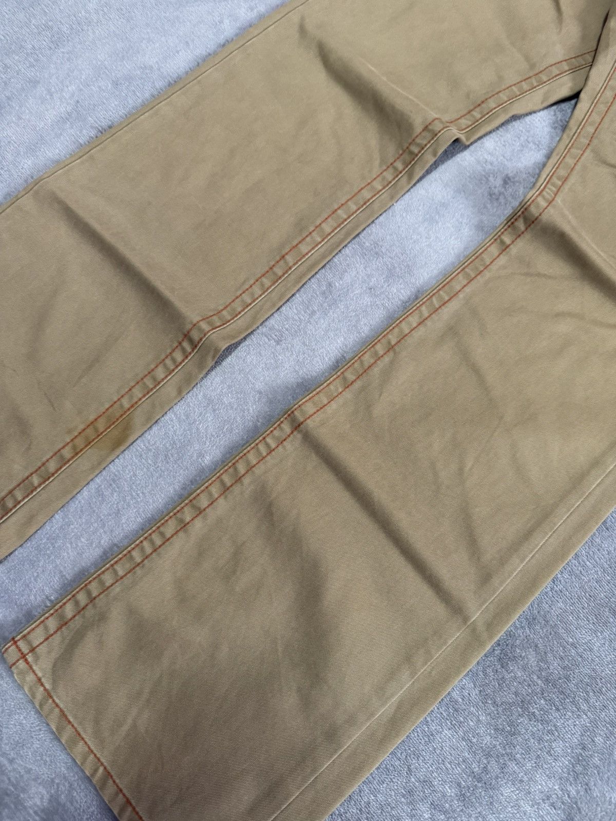 20471120 × 5351 POUR LES HOMMES × Beauty Beast 291285=Homme Flared Contrast Stitch Pants Size US 30 / EU 46 - 5 Thumbnail