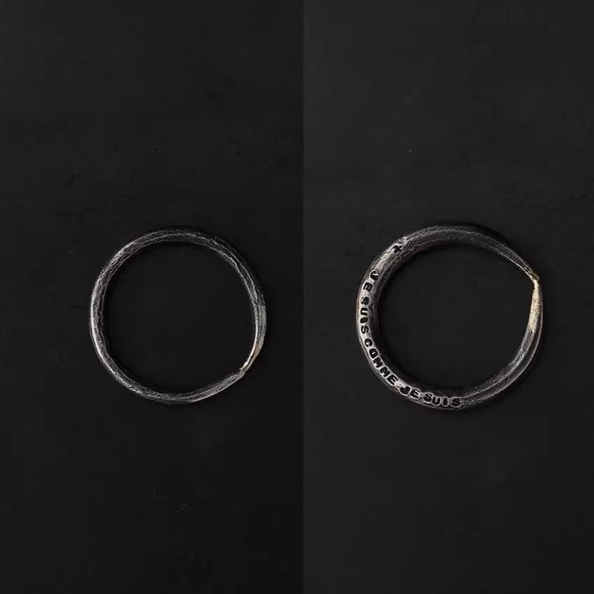 DETAJ Detaj Aged 18K GP Sterling Silver R Je Suis Comme Je Suis Size ONE SIZE - 3 Thumbnail
