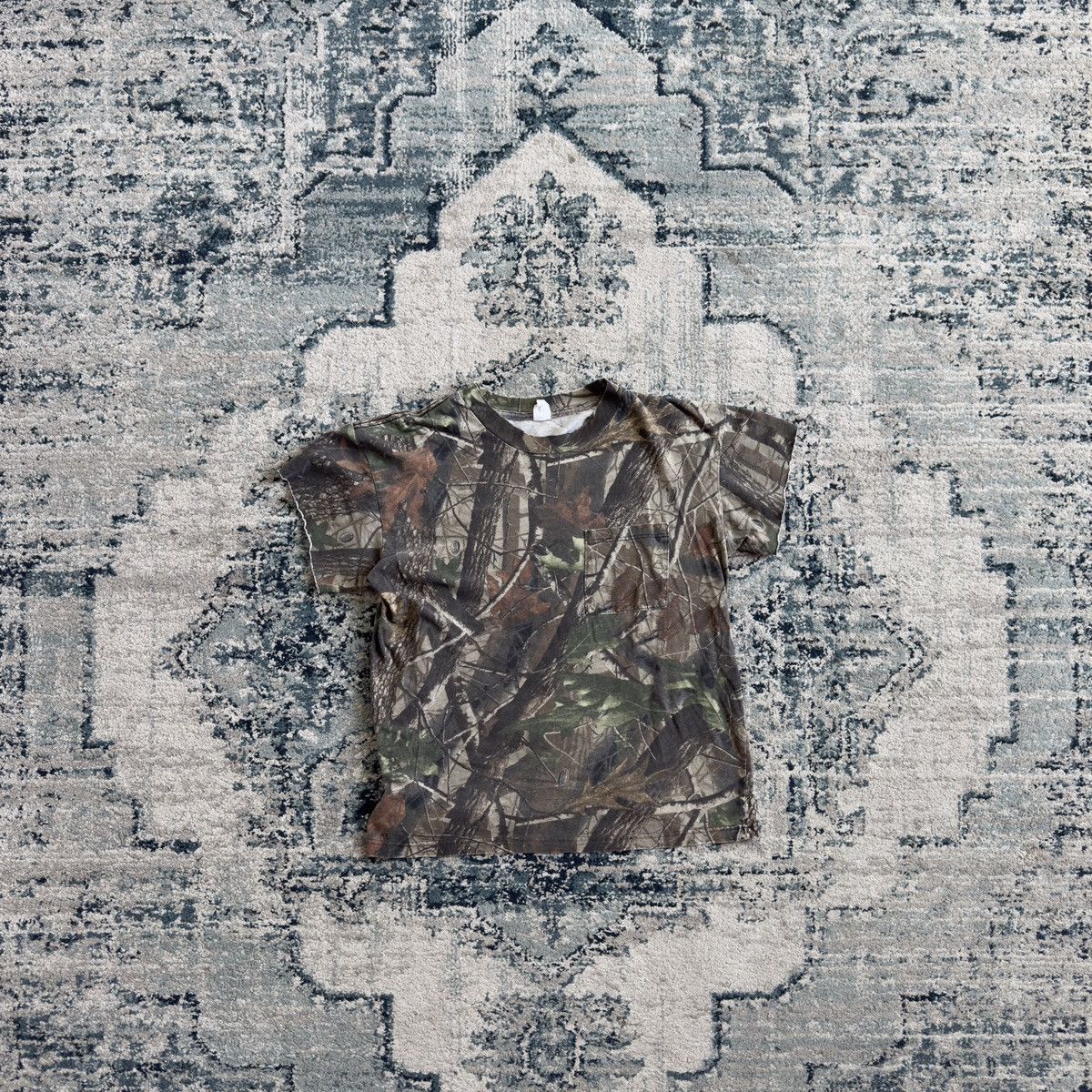 Vintage Vintage Streetwear Camo “NY 7” Tee Size US S / EU 44-46 / 1 - 1 Thumbnail