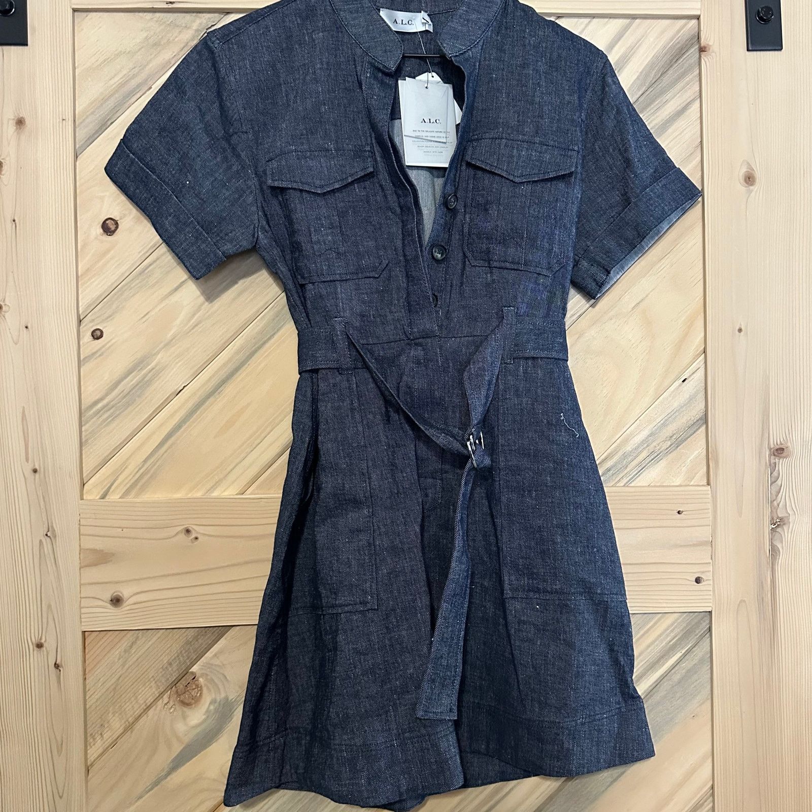 A.L.C. A.L.C. Dress Size 4, Linen and Cotton Size S / US 4 / IT 40 - 1 Thumbnail