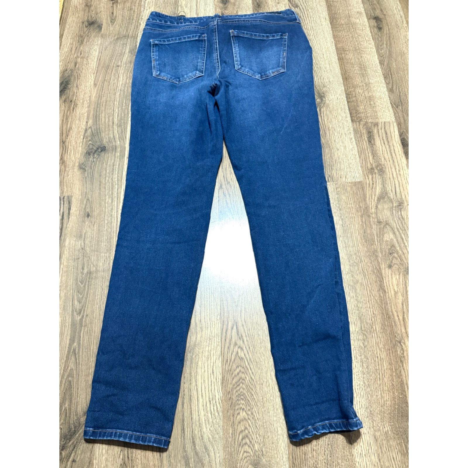 Vintage Liverpool Jeans Women's Size 10 Blue Denim Skinny Mid Rise 5-Pocket Stretch Jeans Size 32" / US 10 / IT 46 - 2 Thumbnail