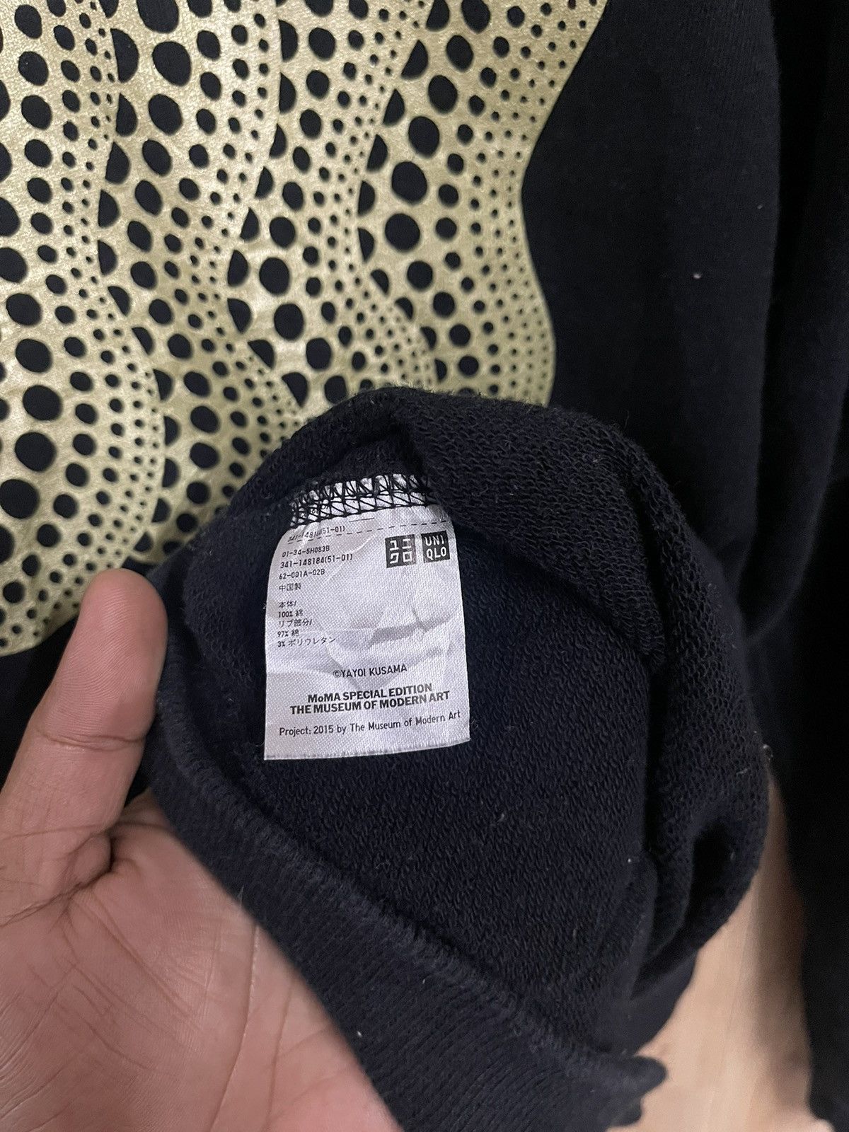 Japanese Brand × Yayoi Kusama Rare Yayoi Kusama Black Hoodie XL Luxury Designer LV POP Art Size US XL / EU 56 / 4 - 6 Thumbnail