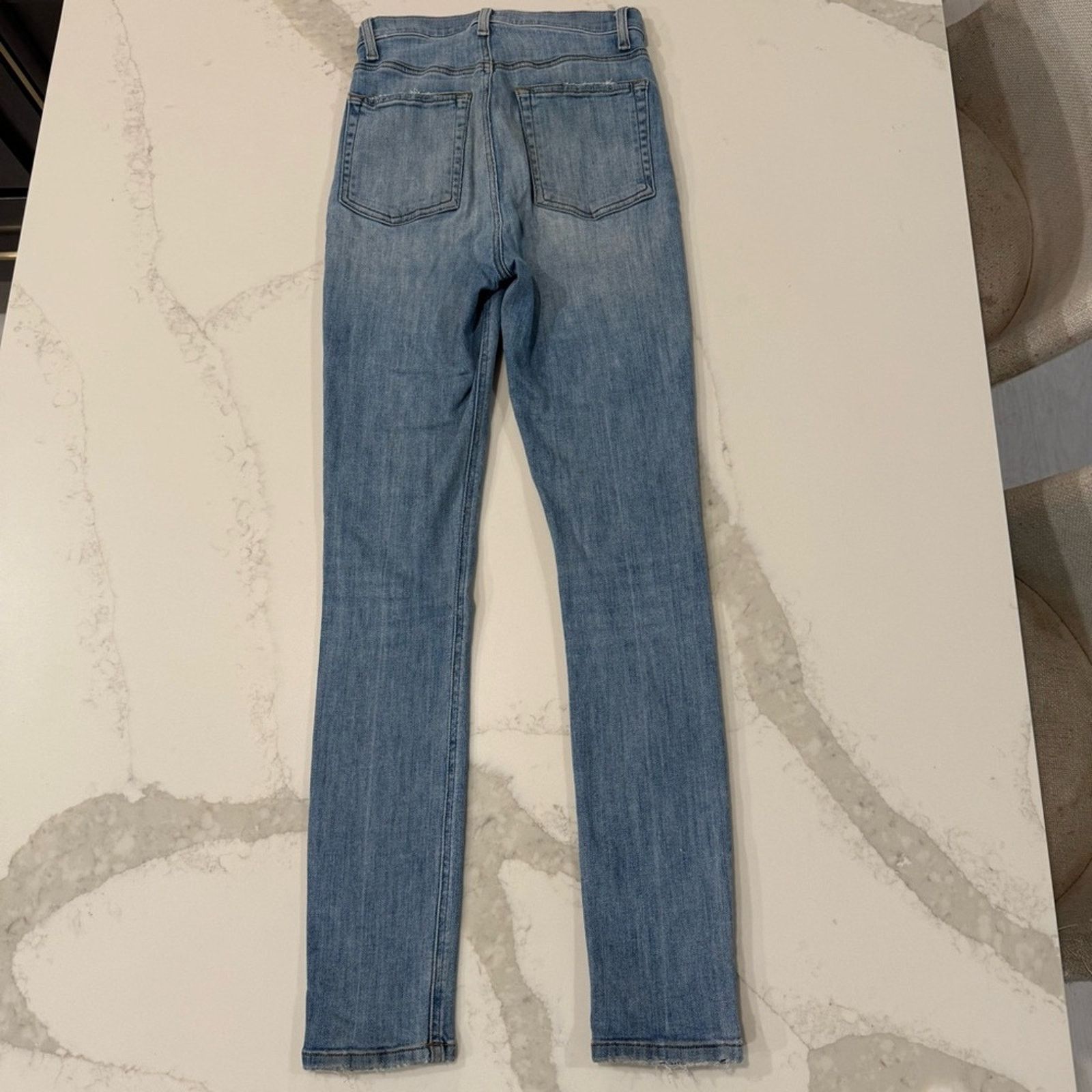 Reformation Reformation Ultra High Rise Skinny Denim Jeans Womens 24 Size 24" / US 00 / IT 34 - 6 Thumbnail