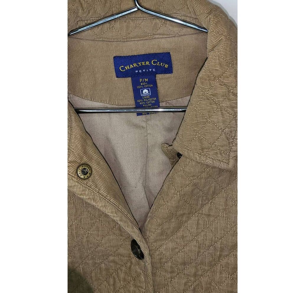 Other Charter Club Long SLeeve Cotton Jacket Size Petite M Size M / US 6-8 / IT 42-44 - 3 Thumbnail