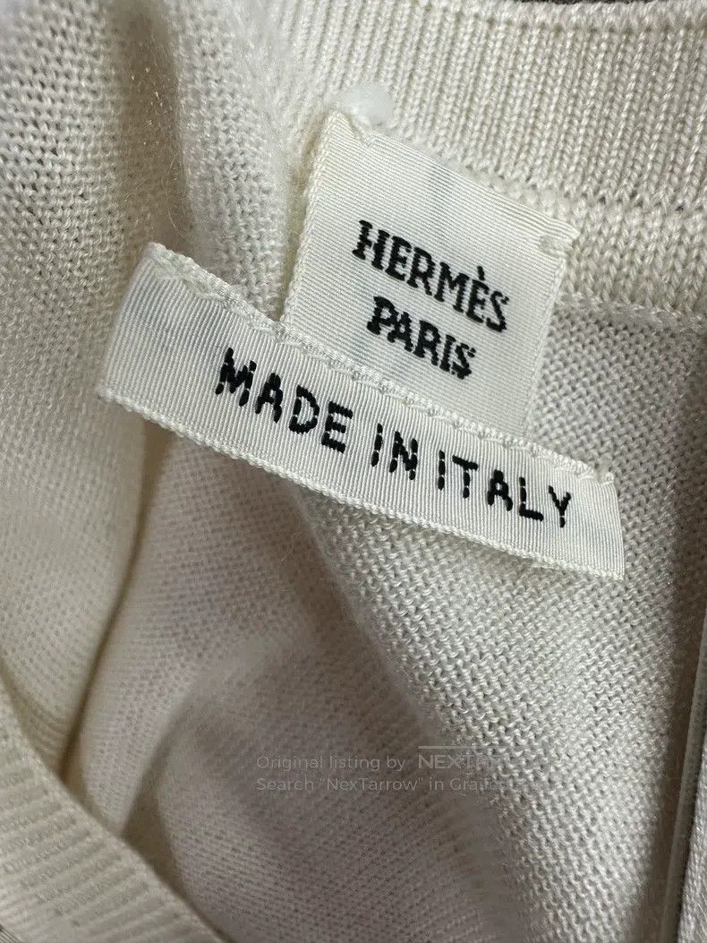 Hermes Hermes Silk short-sleeved blouse Size M / US 6-8 / IT 42-44 - 3 Thumbnail