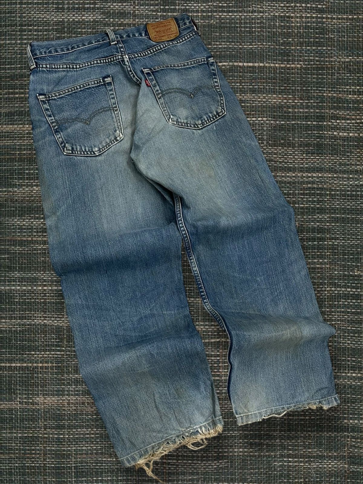 Levi's Vintage Clothing Vintage 1990s Original Levis 504 Distressed Mudwash Style Size US 29 - 9 Thumbnail