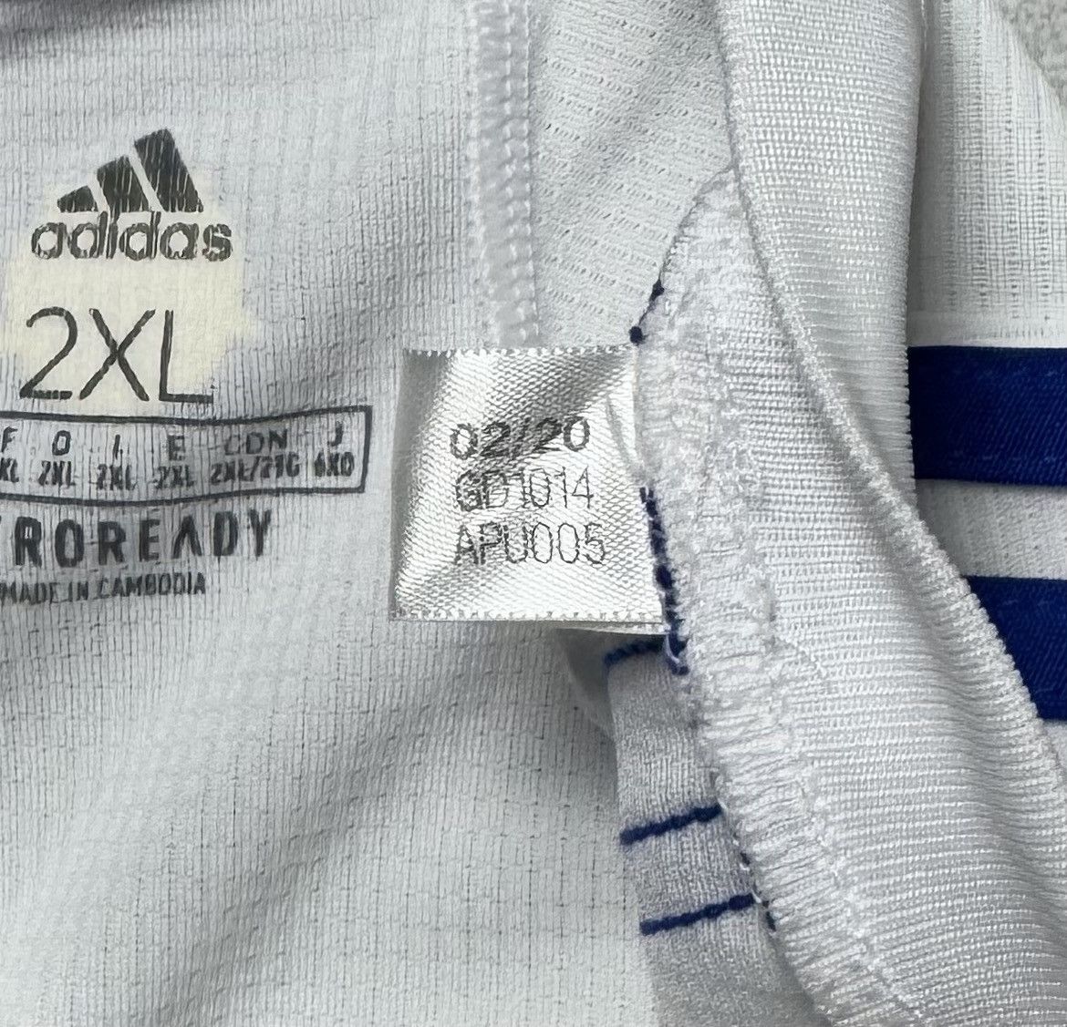 Adidas Leeds United 2020 2021 Home Shirt Soccer Jersey Adidas Size US XXL / EU 58 / 5 - 16 Thumbnail