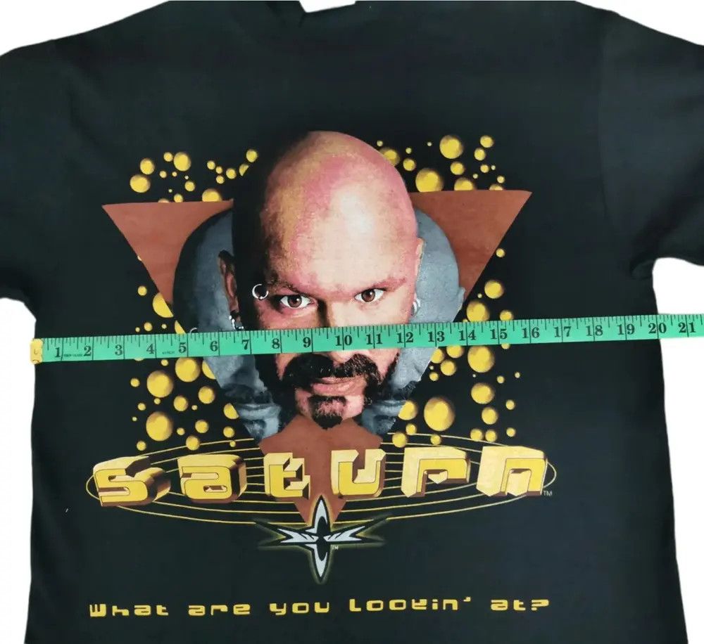 Vintage Vintage Perry Saturn 90's Wrestling Tee Rock Undertaker Size US M / EU 48-50 / 2 - 5 Thumbnail