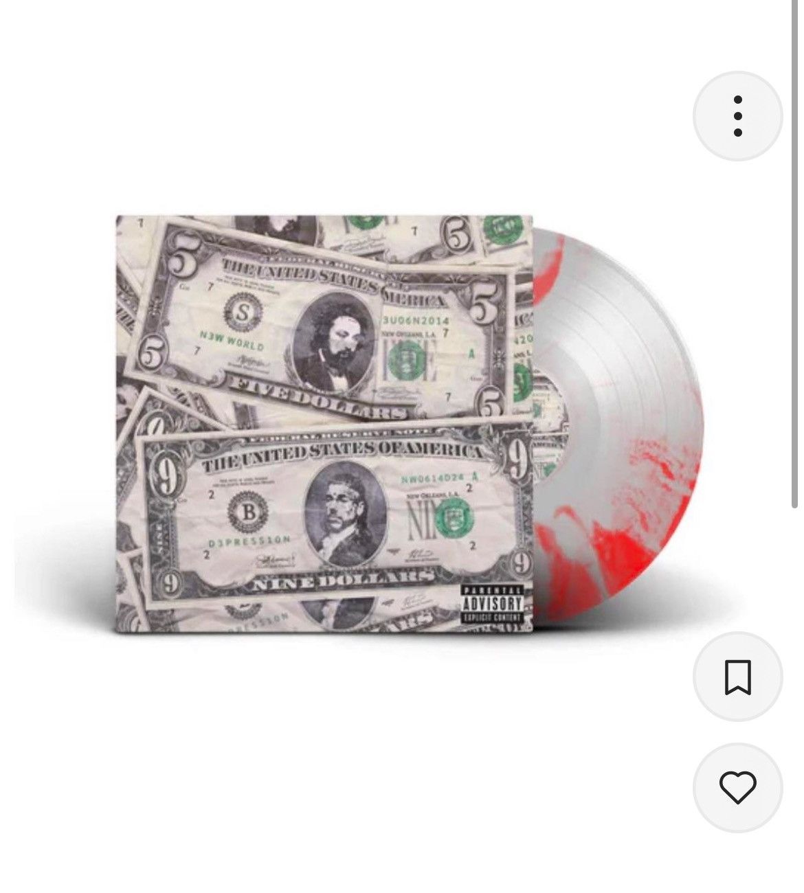 Fuck The Population × G59 Records $uicideboy$ NWD Blood Splatter Vinyl Size ONE SIZE - 2 Thumbnail