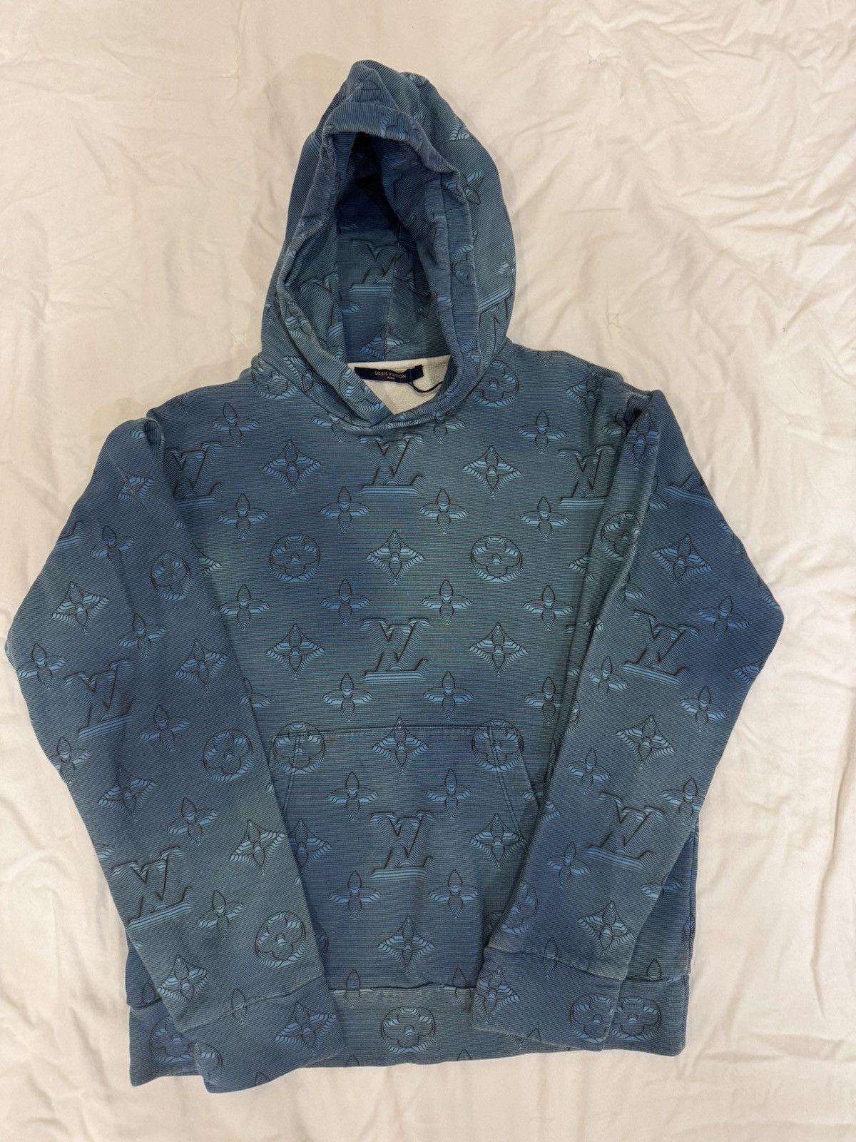 Louis Vuitton Louis Vuitton Blue 2054 Monogram Hoodie Size US M / EU 48-50 / 2 - 1 Thumbnail