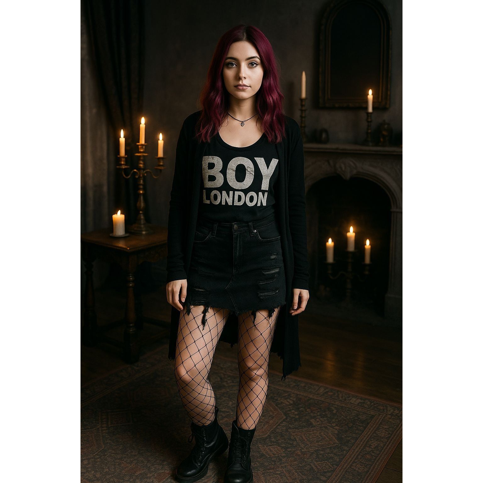 Boy London Boy London Woman's Black XS Tank Top Y2K Streetwear Grunge G Size XS / US 0-2 / IT 36-38 - 1 Thumbnail