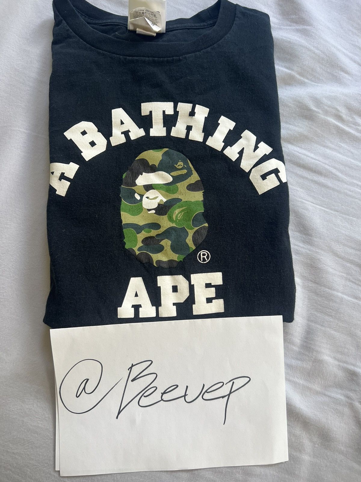 Bape ABC Camo College Tee Size US L / EU 52-54 / 3 - 1 Thumbnail
