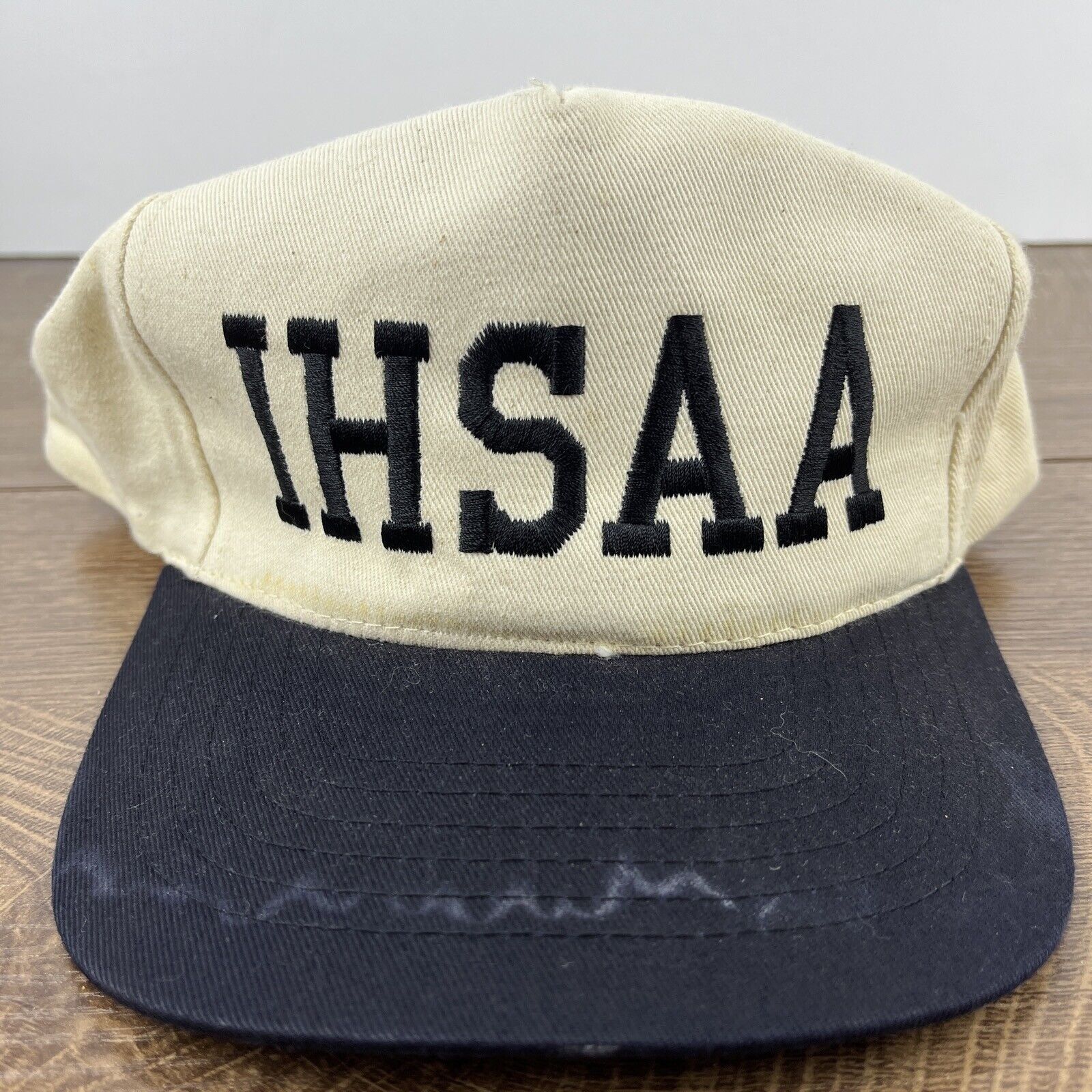 Other Vintage IHSAA Hat White Hat Adjustable Snapback Indiana High Size ONE SIZE - 6 Thumbnail
