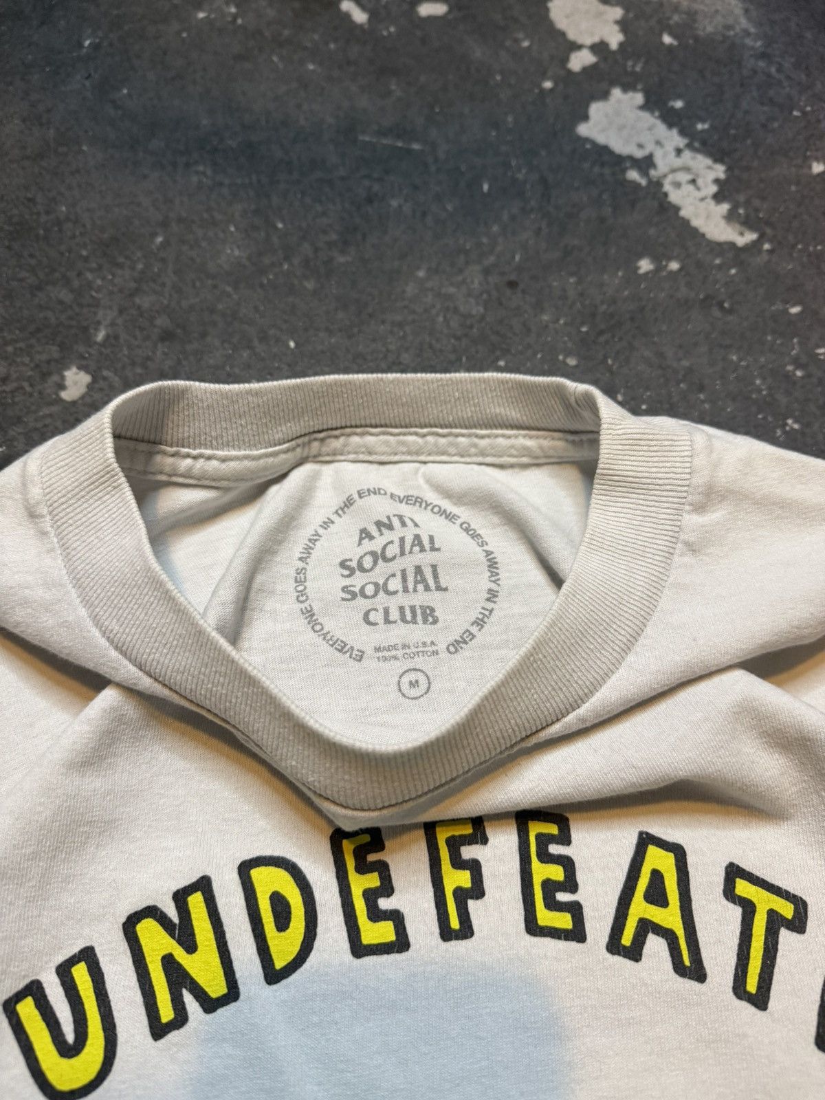 Anti Social Social Club × Undefeated Anti Social Social club x Undefeated Tee Size US M / EU 48-50 / 2 - 3 Thumbnail