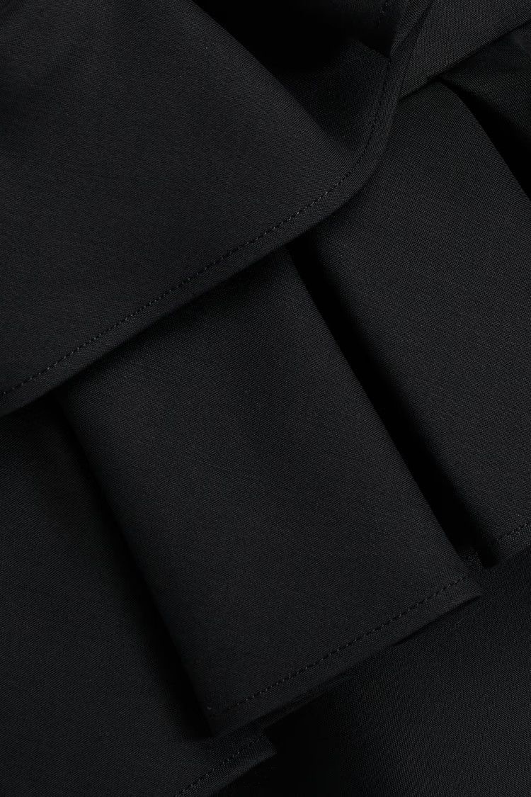 Valentino o1y0326 Mini Dress in Black Size M / US 6-8 / IT 42-44 - 4 Thumbnail