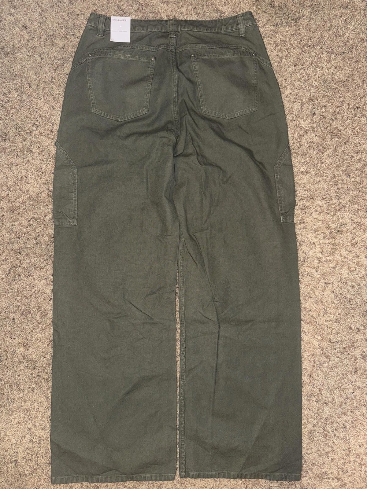 Nike Air Jordan Premium Olive Denim Travis Scott Pants Size 34" / US 12 / IT 48 - 6 Thumbnail