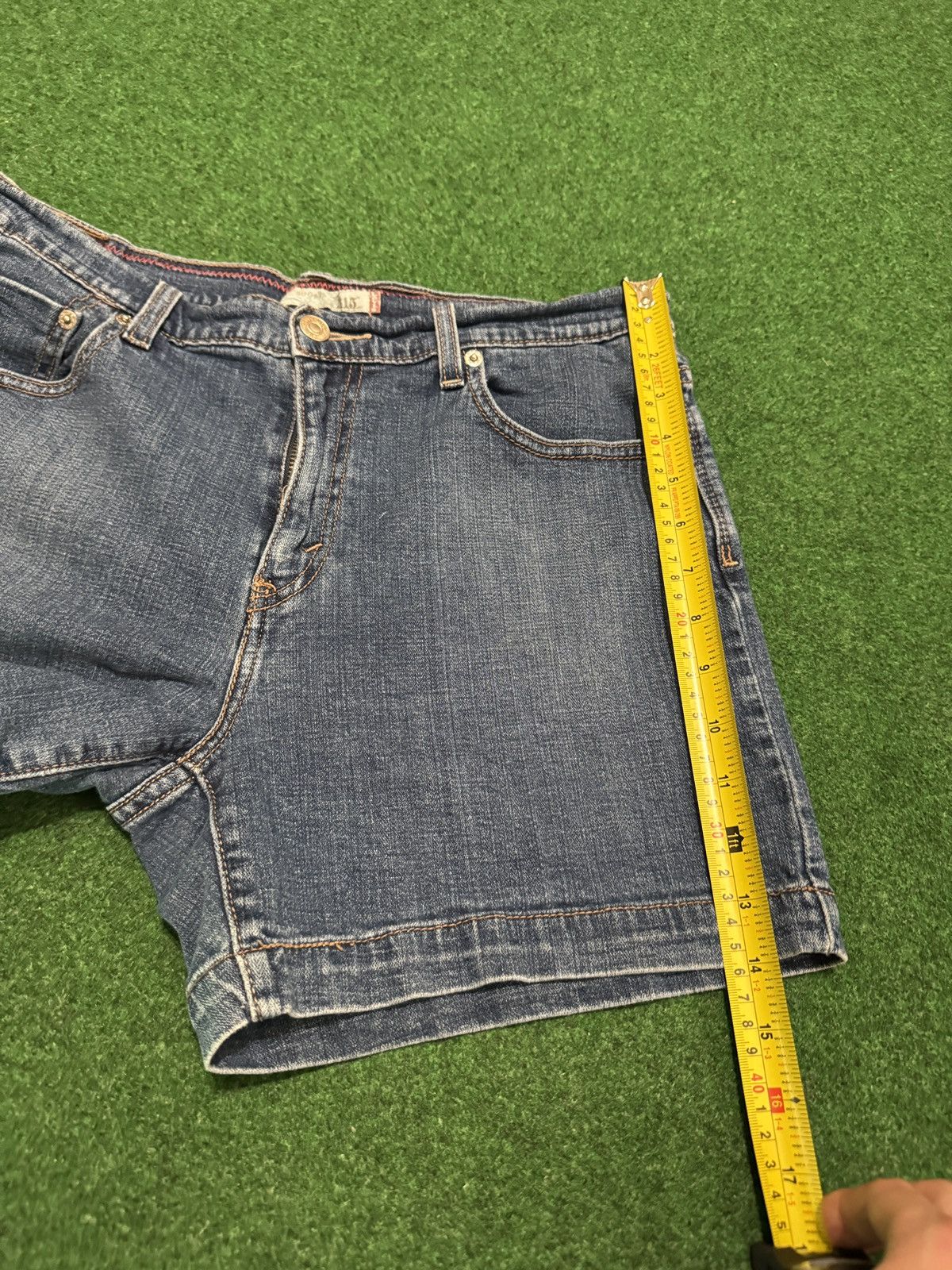 Levi's Levis 515 Womens 12 Jorts Vintage Y2K 5” Denim Shorts Size 34" / US 12 / IT 48 - 7 Thumbnail
