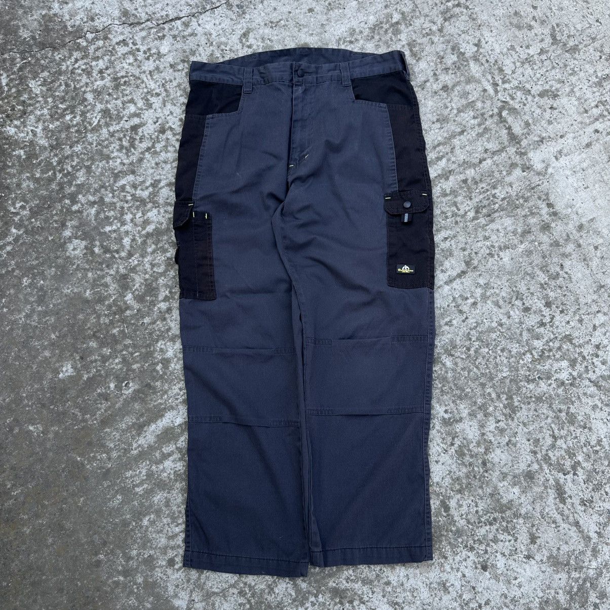 The Workers Club Uncle Sam Double Knee Work Wear Pants Size 33 Y2K 00s USA Size US 33 - 3 Thumbnail