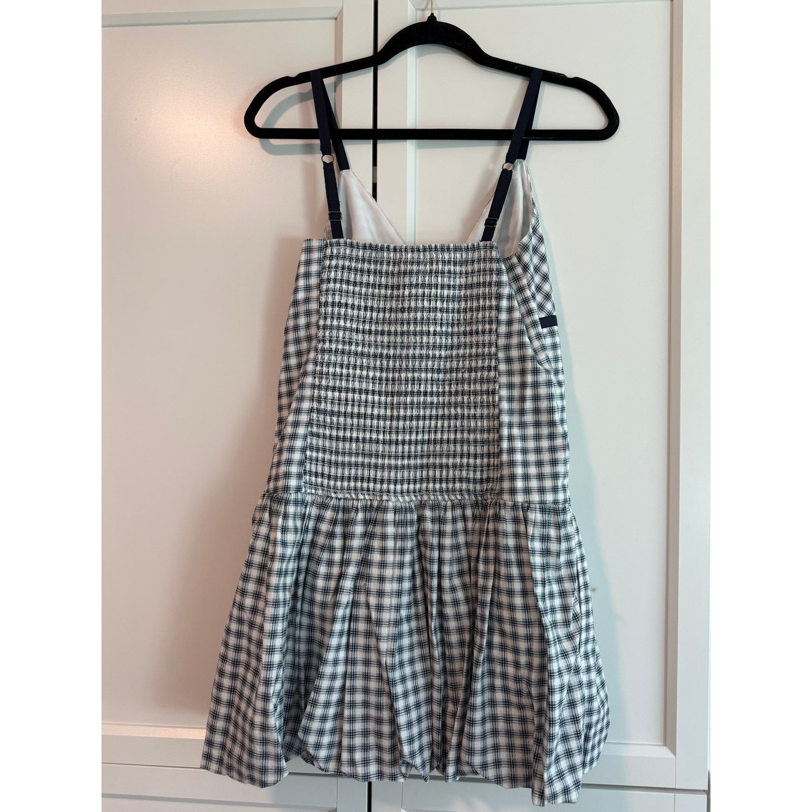 Hollister Hollister White Black Plaid Mini Dress Women S - C022 Size S / US 4 / IT 40 - 3 Thumbnail
