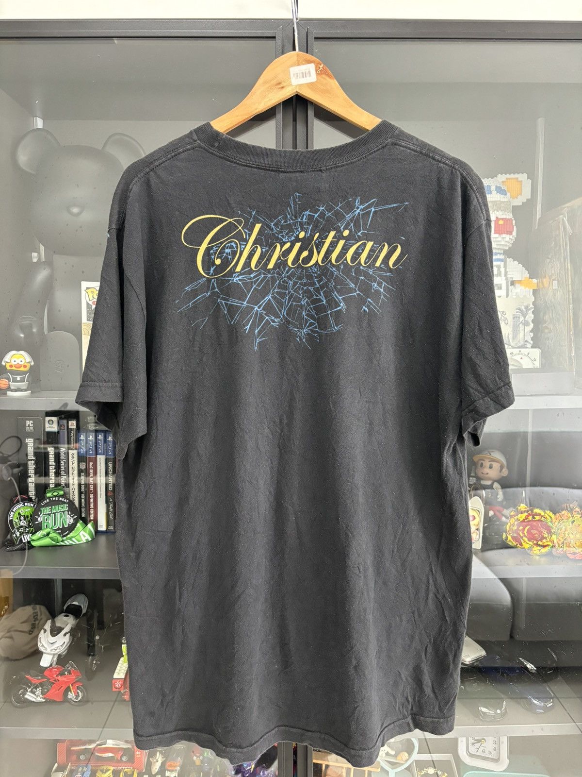 Vintage × WWE WWE Christian Cage Logo 2009 Official Tshirt Size US L / EU 52-54 / 3 - 2 Thumbnail