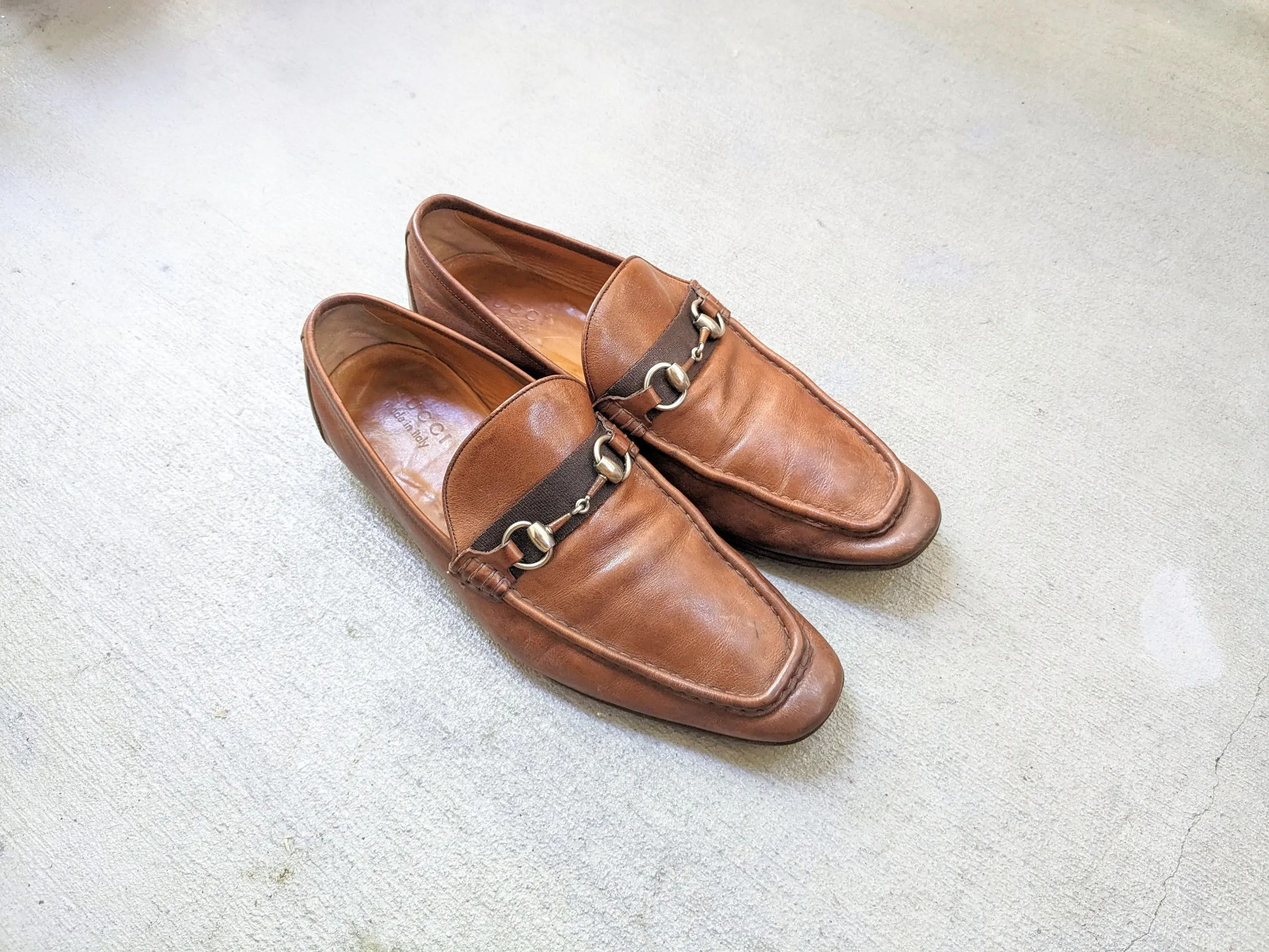 Gucci Gucci Loafers Brown 9 D Slip Ons Buckle GG Tom Ford Size US 9 / EU 42 - 1 Thumbnail