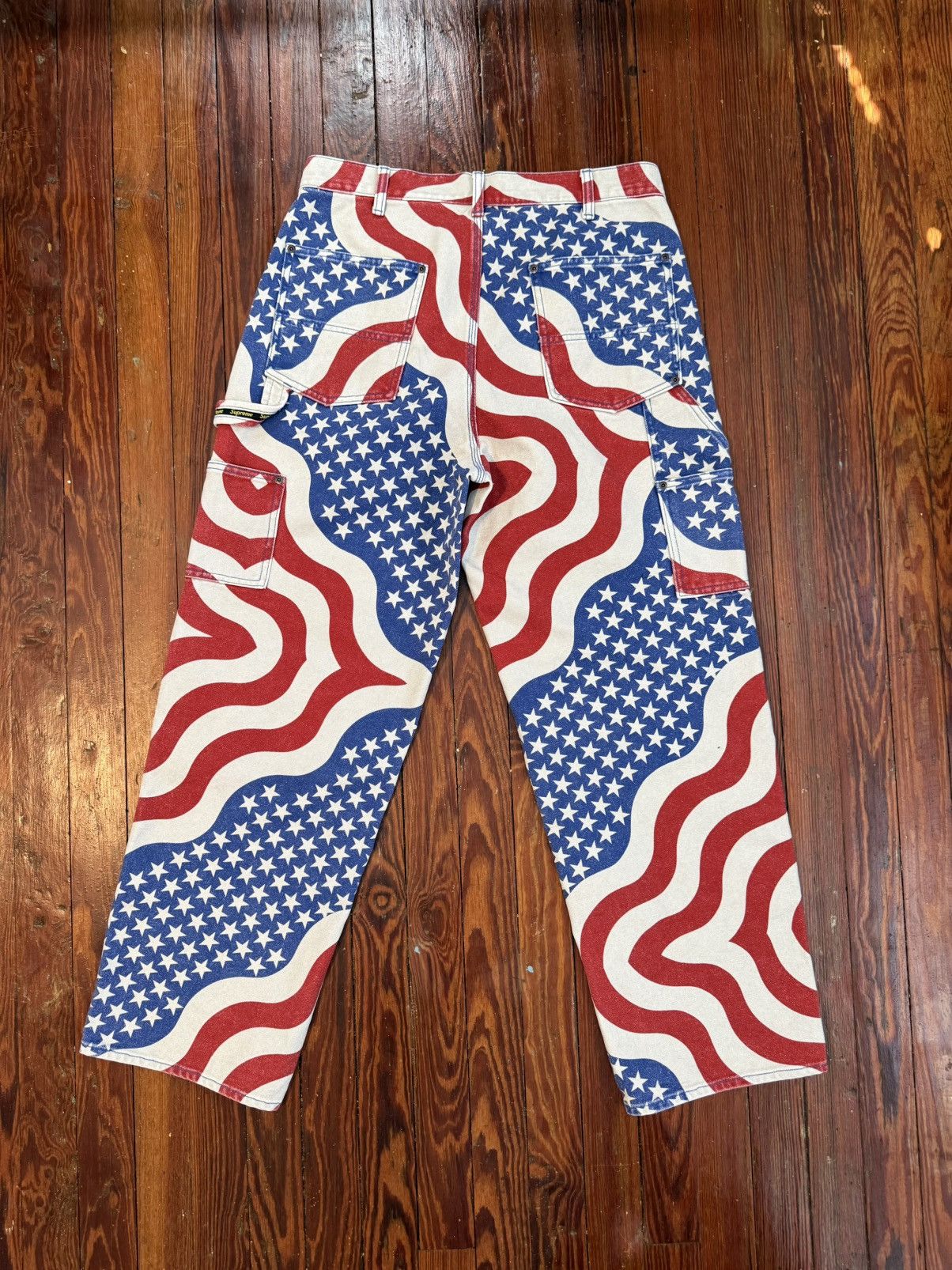 Supreme Supreme Flag Double Knee Painter Pant Size US 32 / EU 48 - 5 Thumbnail