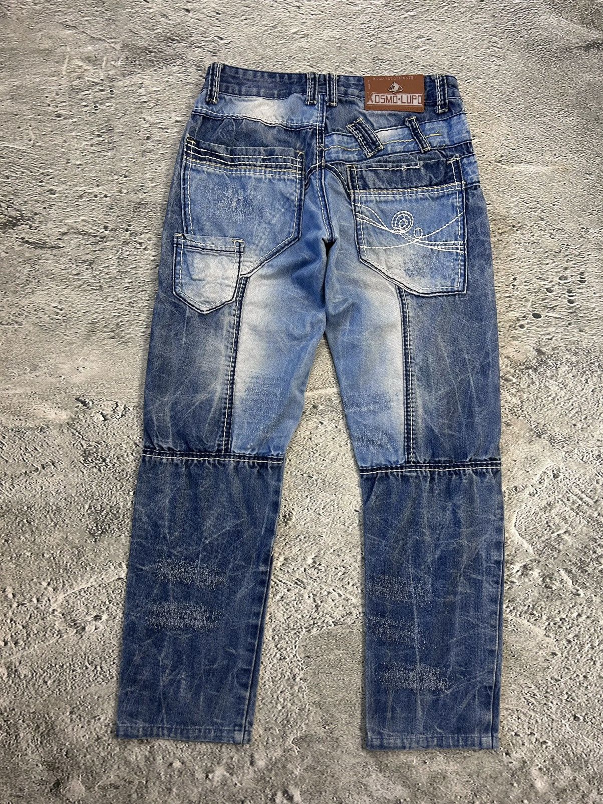 Japanese Brand × Vintage Japanese Brand Kosmo Lupo jeans big logo Vintage Swag Y2K Size US 30 / EU 46 - 9 Thumbnail