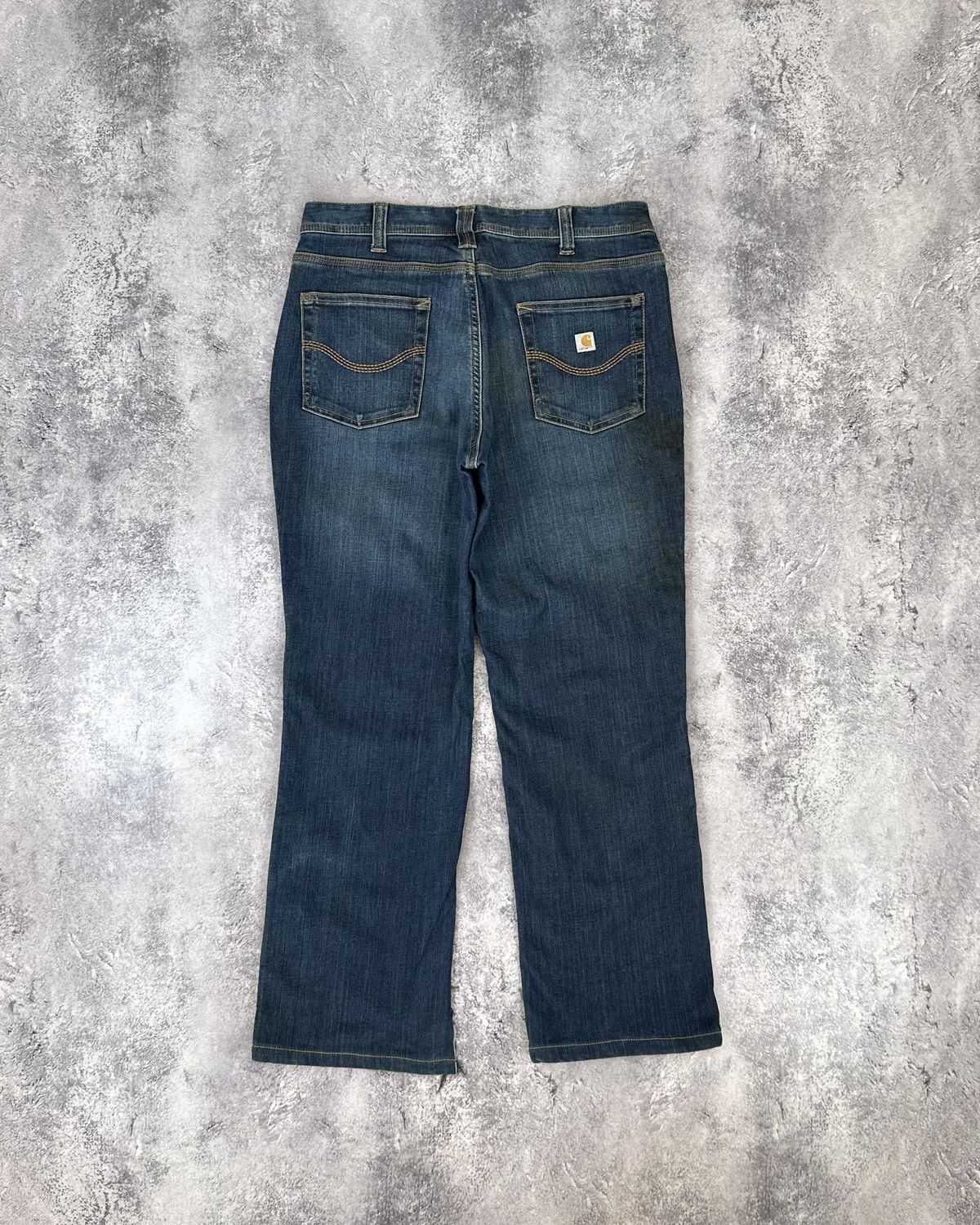 Carhartt Vintage Carhartt USA Distressed Flared Bootcut Opium Jeans Size 28" / US 6 / IT 42 - 1 Thumbnail
