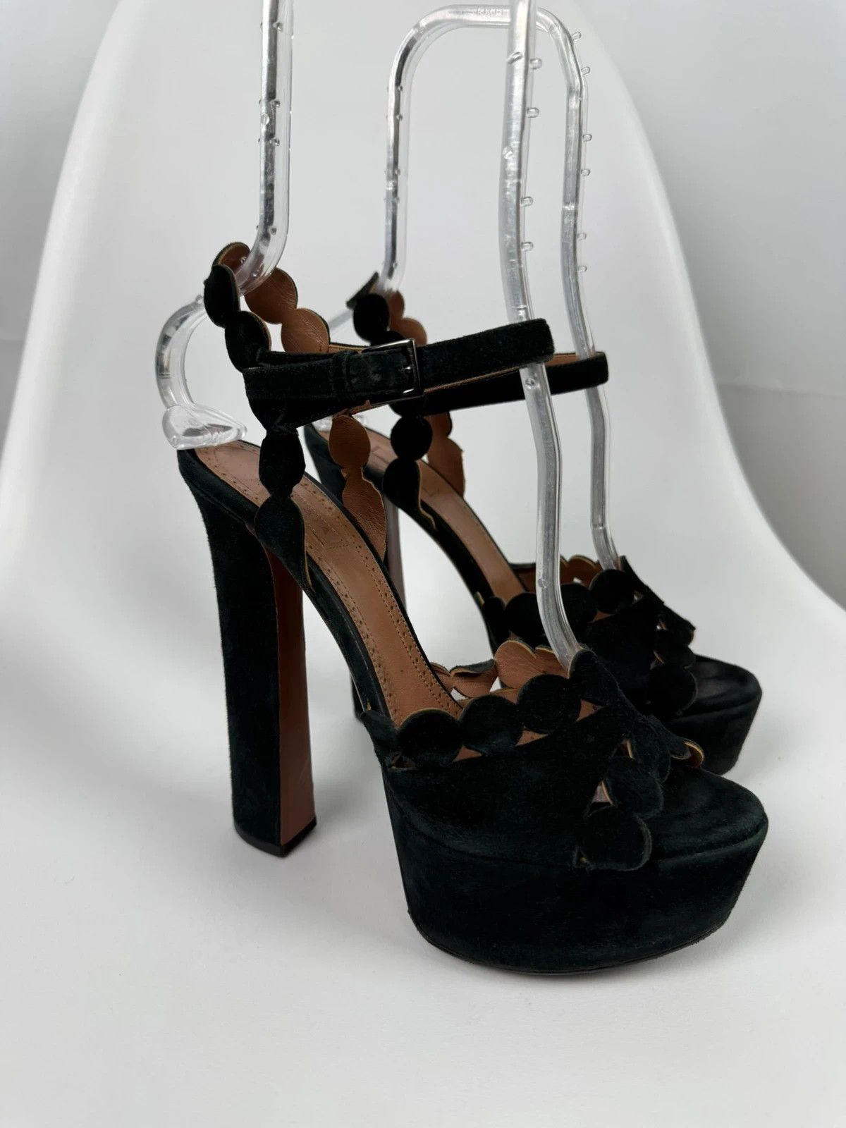 Alaia Alaia Suede Sandals size 37 Size US 7 / IT 37 - 1 Thumbnail