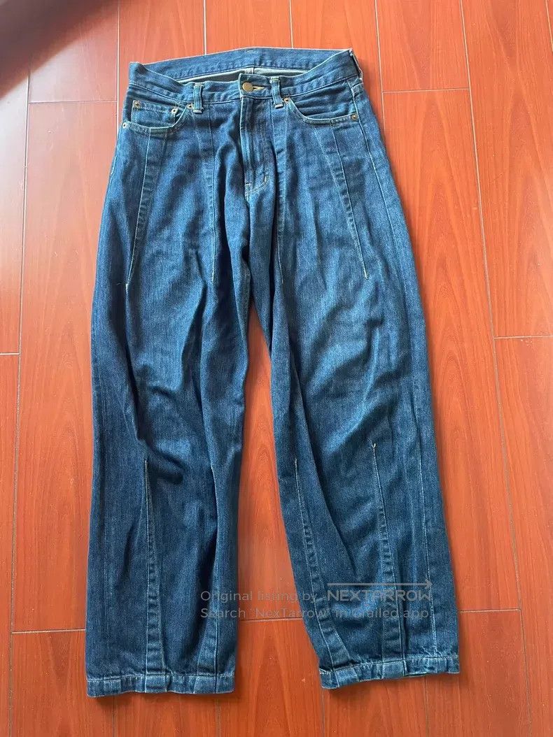 Needles Needles Jeans Wide Leg Pants Size 25" / US 0 / IT 36 - 1 Thumbnail
