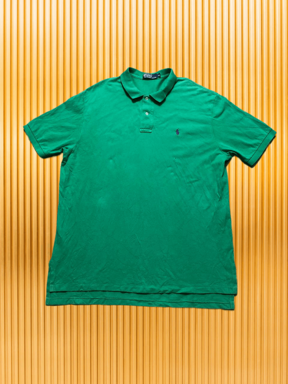 Polo Ralph Lauren Y2K T-shirt green logo Polo Ralph Lauren Vintage Size US XL / EU 56 / 4 - 1 Thumbnail