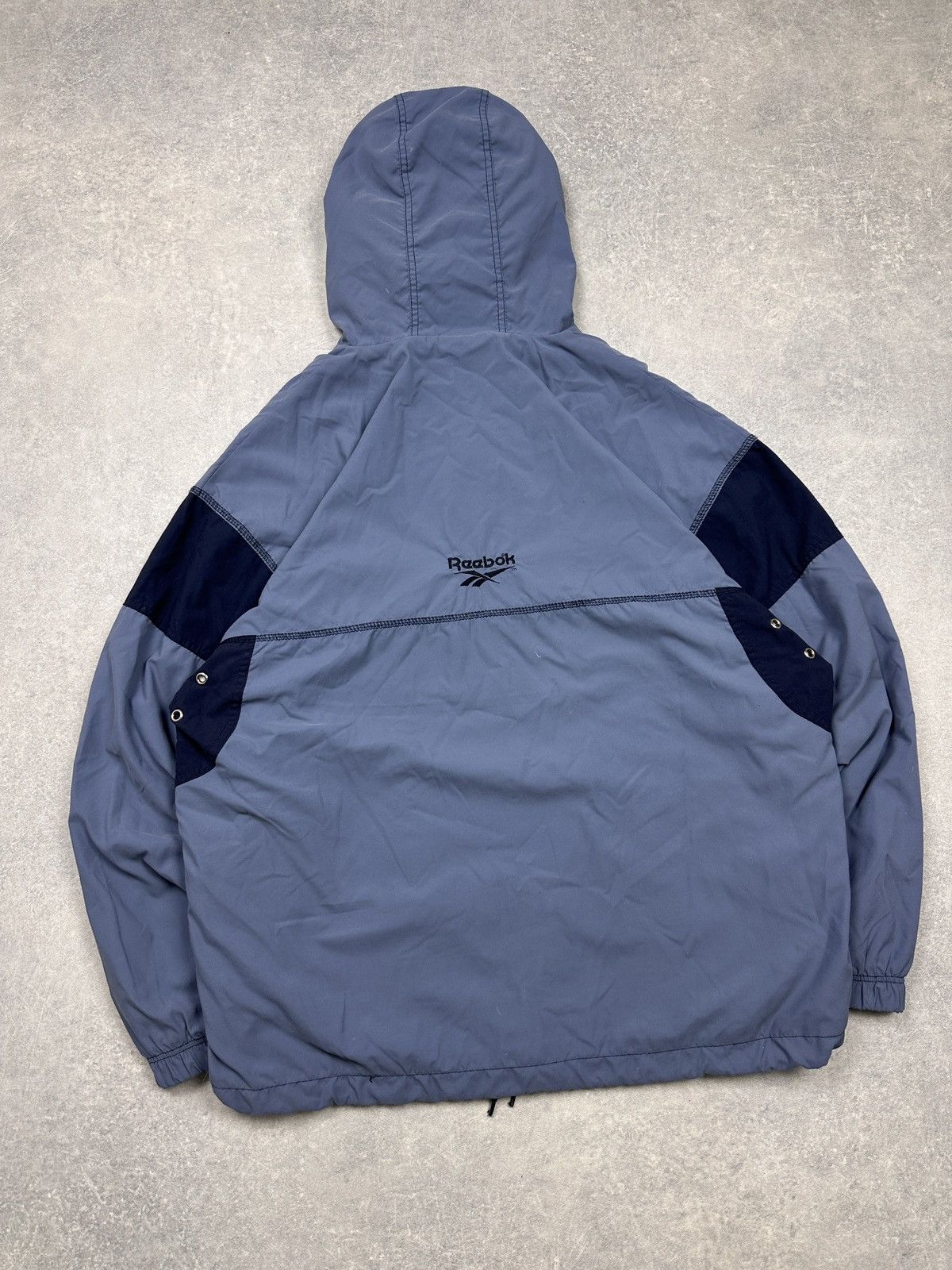 Reebok × Vintage Vintage Reebok Jacket 1/3 zip center logo Size US XL / EU 56 / 4 - 3 Thumbnail