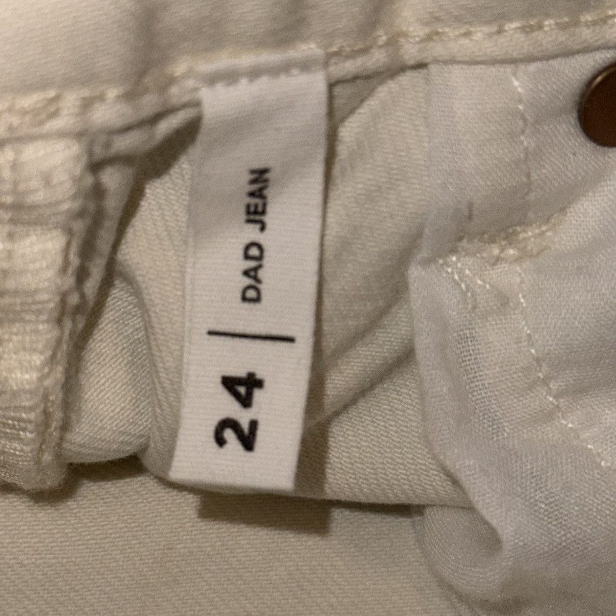 Pacsun PacSun Eco off white patchwork Dad jeans Size 24" / US 00 / IT 34 - 10 Thumbnail