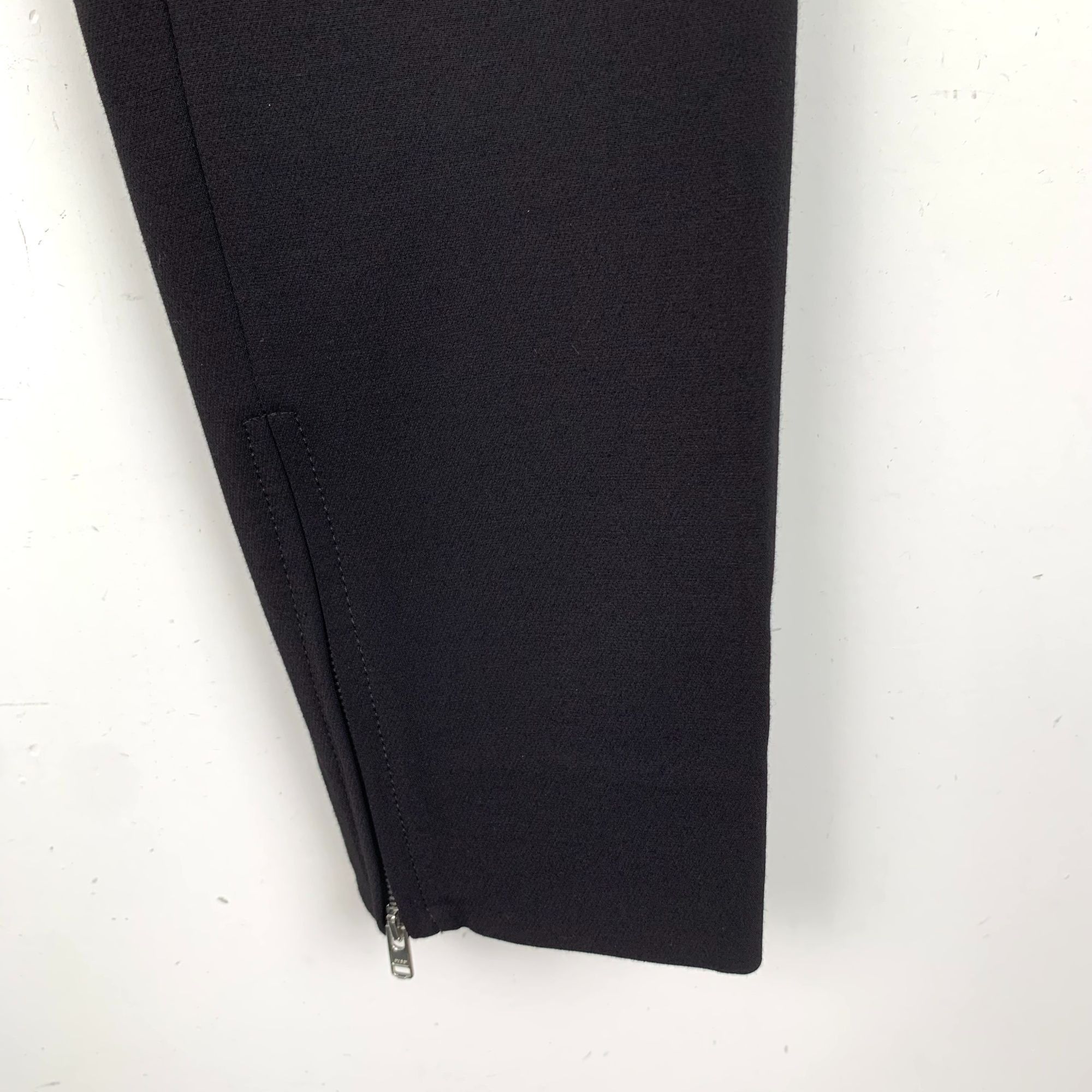 Gucci Gucci Black Cotton Bow Rhinestone Striped Waist Casual Trous Size 40" / US 18 - 5 Thumbnail