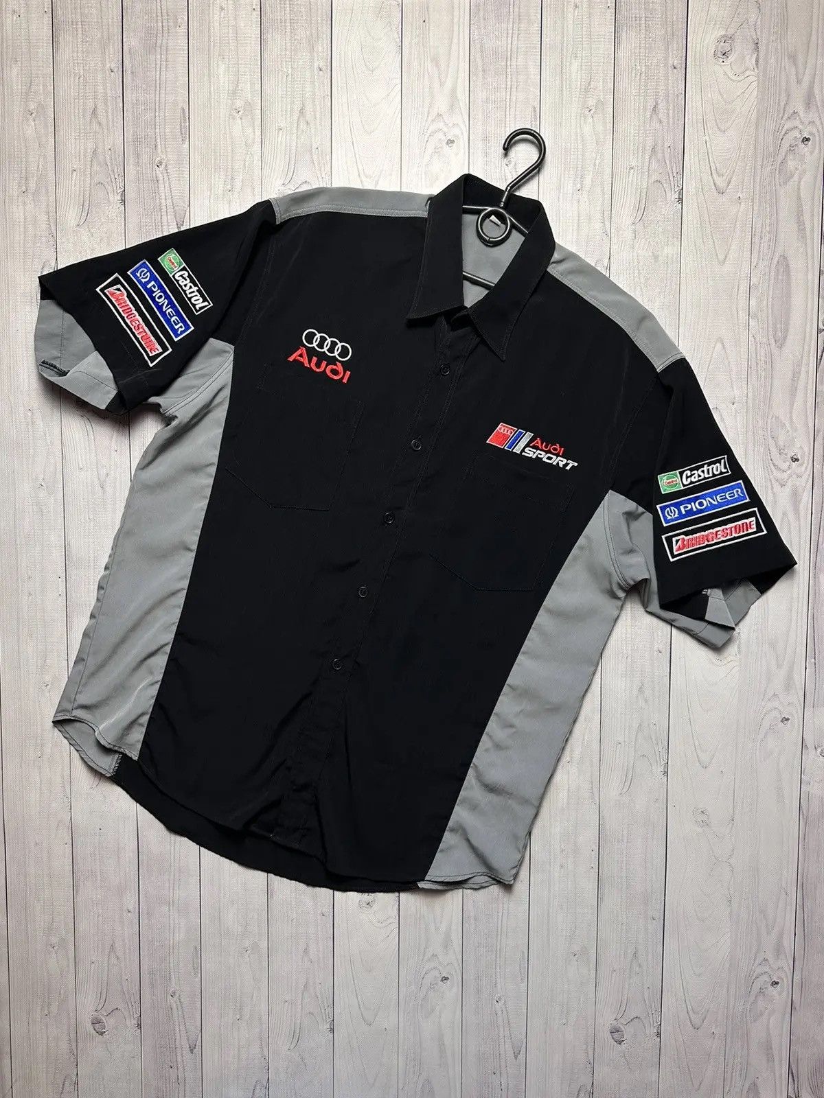Audi Vintage Audi racing shirt big logo size XXL Size US XXL / EU 58 / 5 - 2 Thumbnail