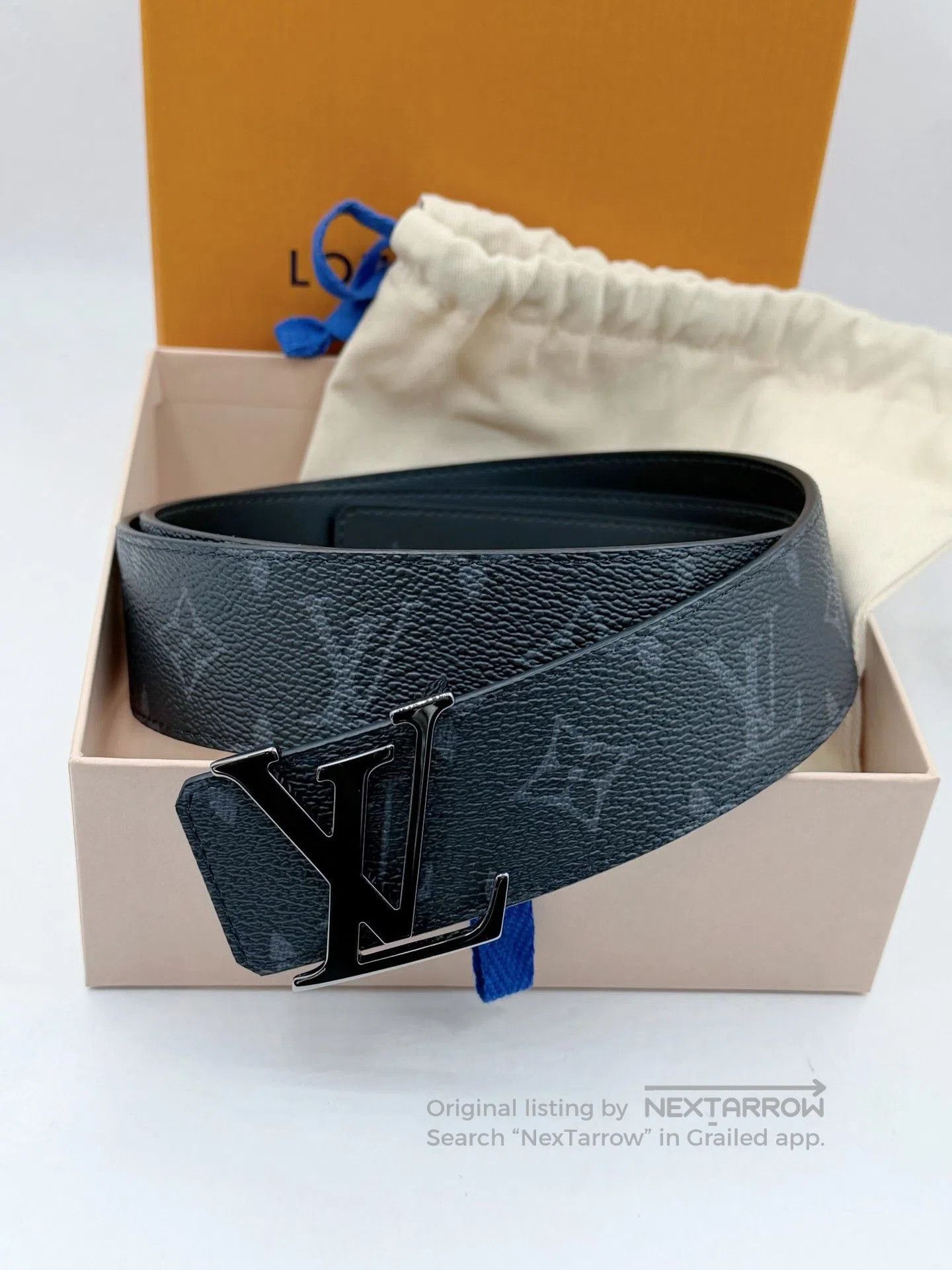 Louis Vuitton Louis Vuitton Men's Monogram IV Initiales Belt. Size ONE SIZE - 1 Thumbnail
