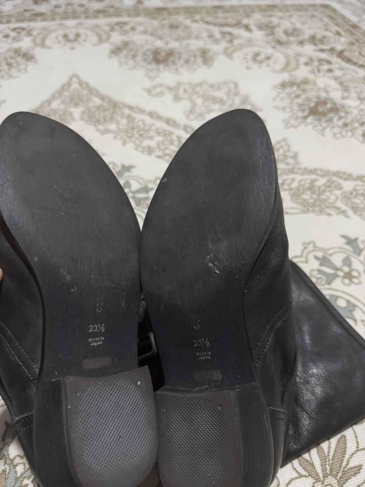 Issey Miyake × Tsumori Chisato Black Leather Buckle Midcut Tsumori Chisato Walk Boots Size US 5 / EU 37 - 6 Thumbnail