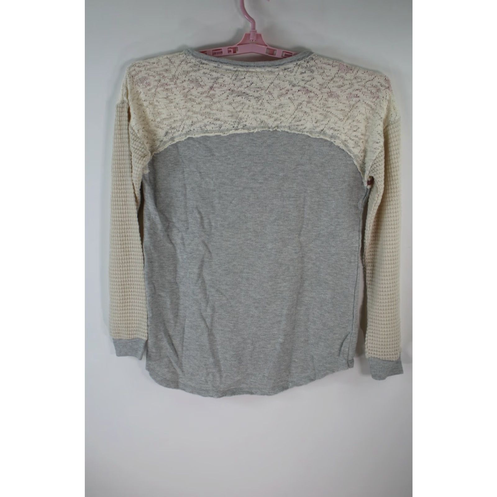 Vintage VINTAGE Knox Rose Womens Sweatshirt Top Casual Long Sleeve Lace Gray Size Small Size S / US 4 / IT 40 - 3 Thumbnail