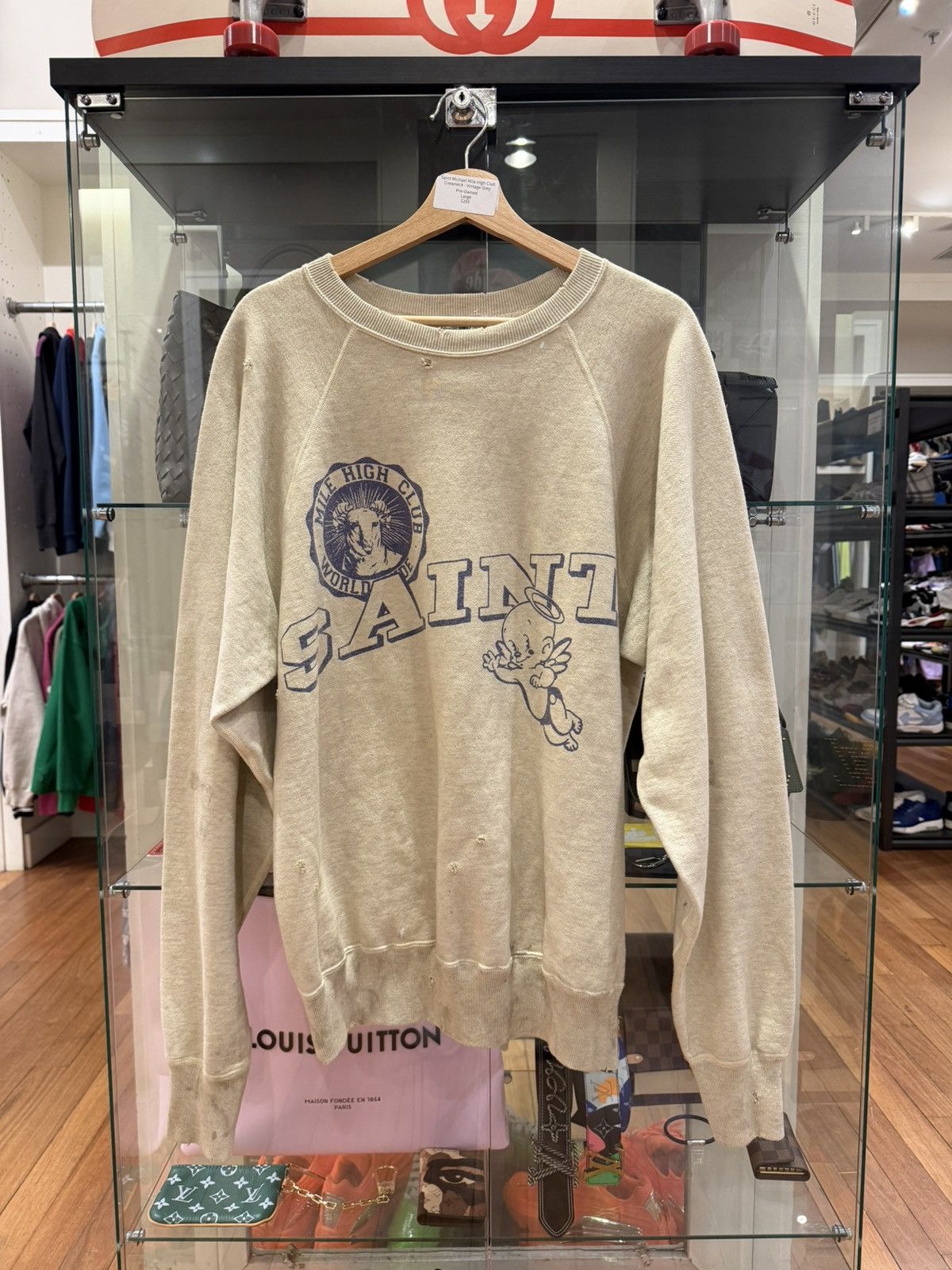 Saint Michael Saint Michael Mile High Club Distressed Sweater Size US L / EU 52-54 / 3 - 1 Thumbnail
