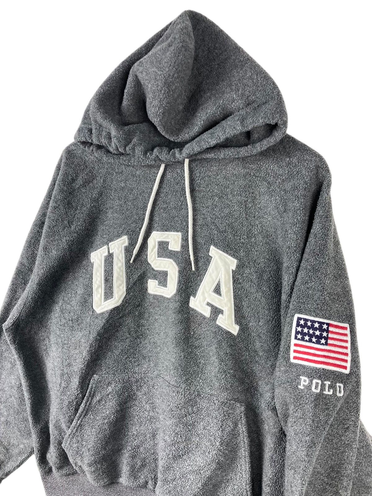 Polo Ralph Lauren × Vintage Vintage 90s Polo Sport Usa Ralph Lauren Lolife Hoodie Size US M / EU 48-50 / 2 - 3 Thumbnail