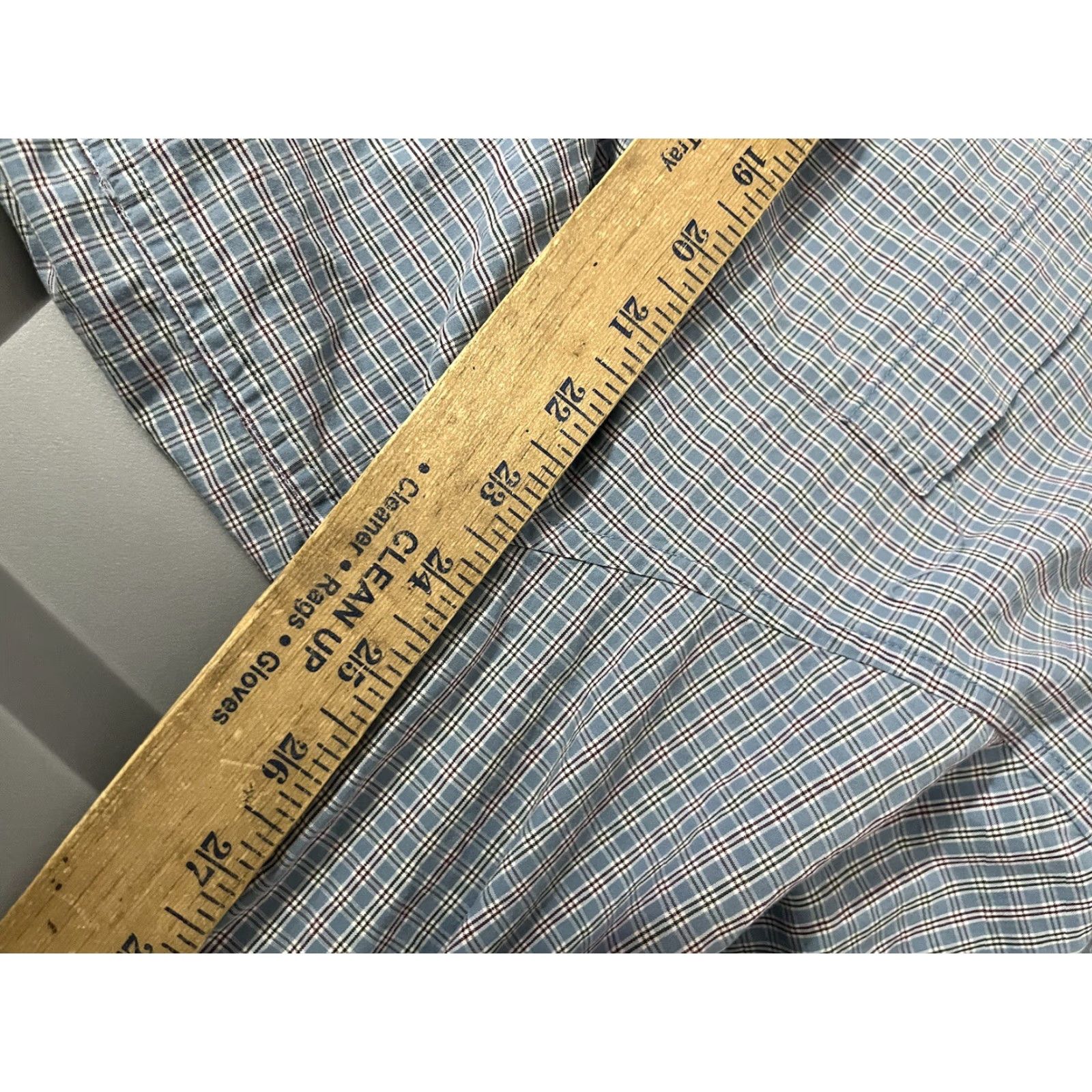 Gap Gap Classic Fit Cotton Button-Up Shirt XL Blue Striped Long Sleeve Mens Size US XL / EU 56 / 4 - 5 Thumbnail