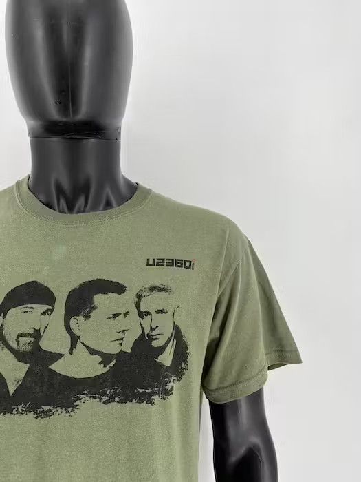 Band Tees × Vintage Vintage Y2K U2 Rock Band USA tour 360 tee shirt Size US M / EU 48-50 / 2 - 7 Thumbnail