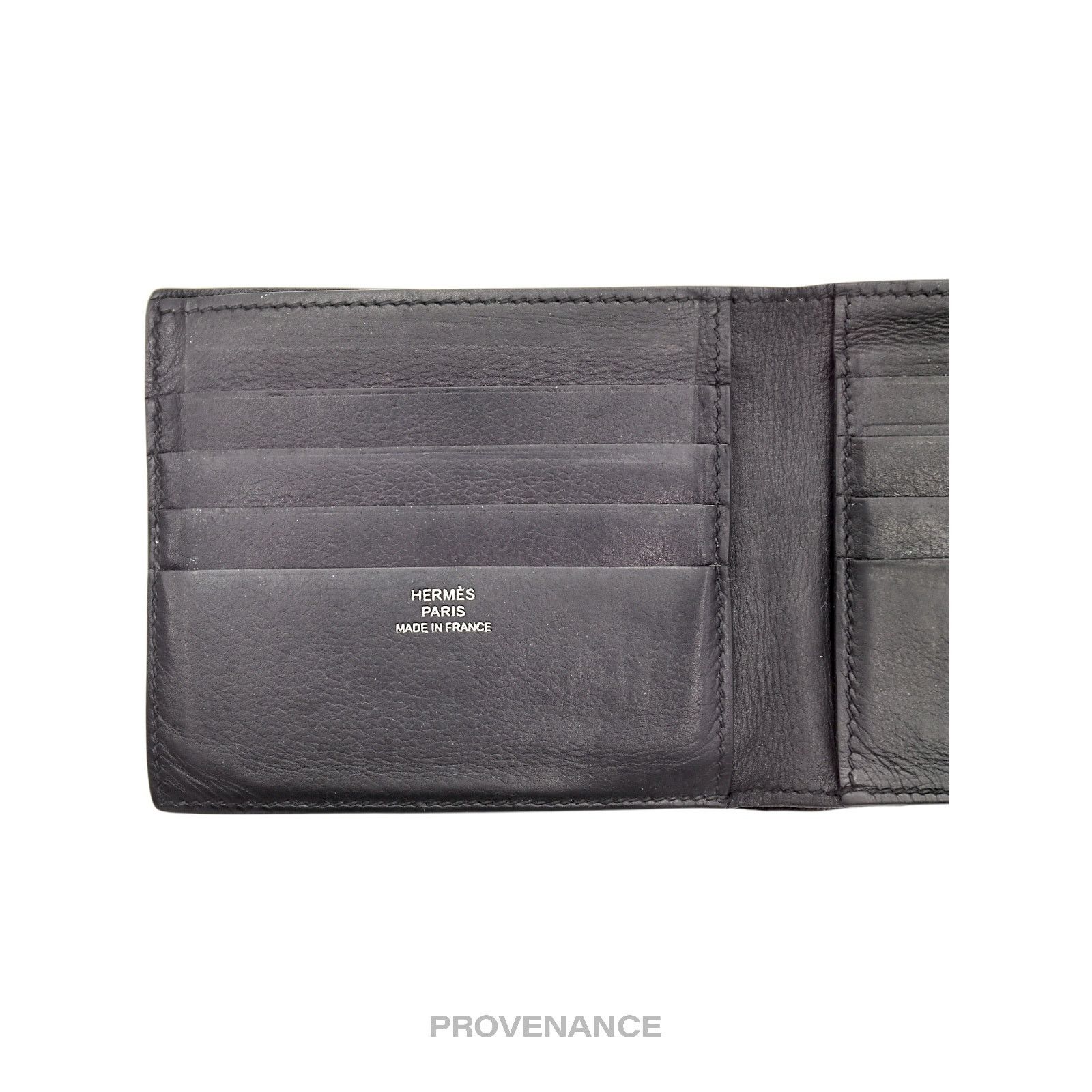 Hermes 🔴 Hermès 8CC Bifold Wallet - Black Perforated H Size ONE SIZE - 7 Thumbnail