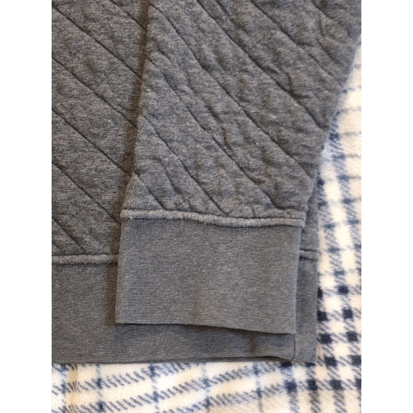 Patagonia Patagonia Quilt Snap T Pullover Organic Cotton Diamond Quilt Charcoal Gray XL Jacket Mens Size US XL / EU 56 / 4 - 5 Thumbnail