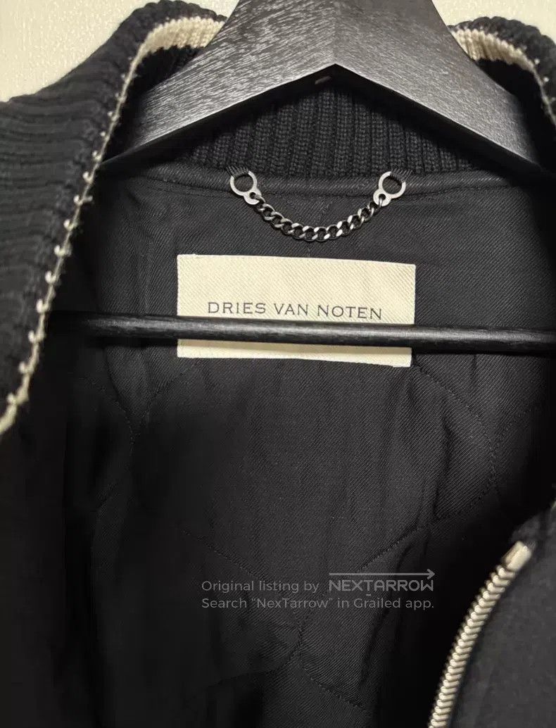 Dries Van Noten Dries Van Noten Bomber Jacket / Baseball Coat, Black Size US L / EU 52-54 / 3 - 4 Thumbnail